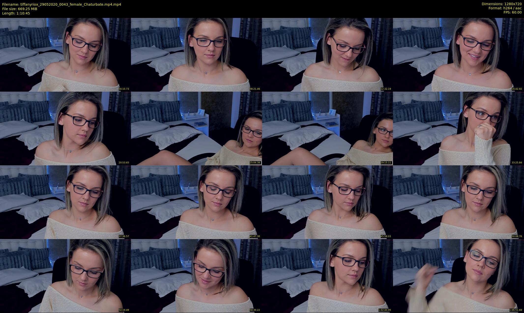 tiffanyriox — 71 minute Chaturbate female cam show recording, 720p, May 29, 2020