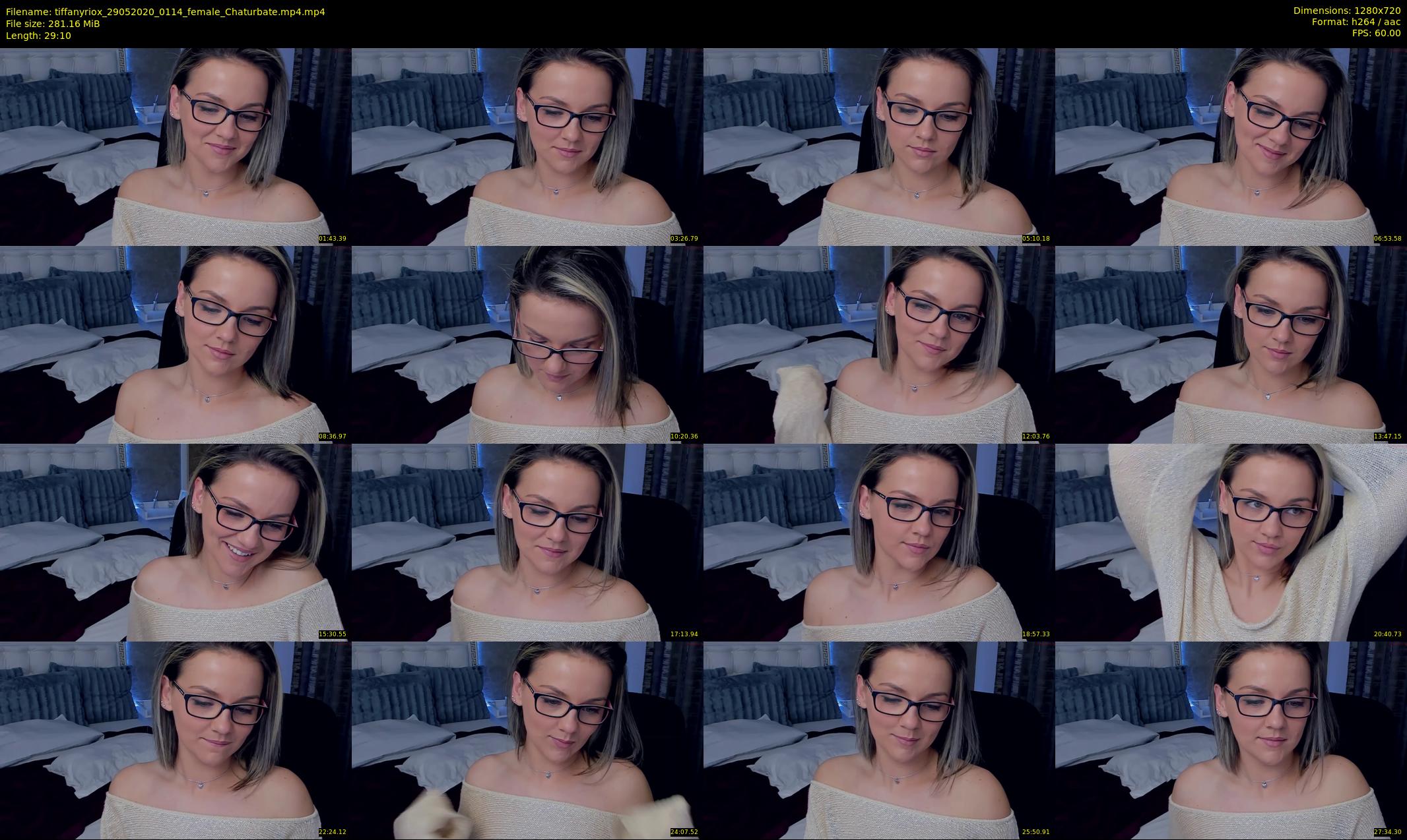 tiffanyriox — 30 minute Chaturbate female cam show recording, 720p, May 29, 2020