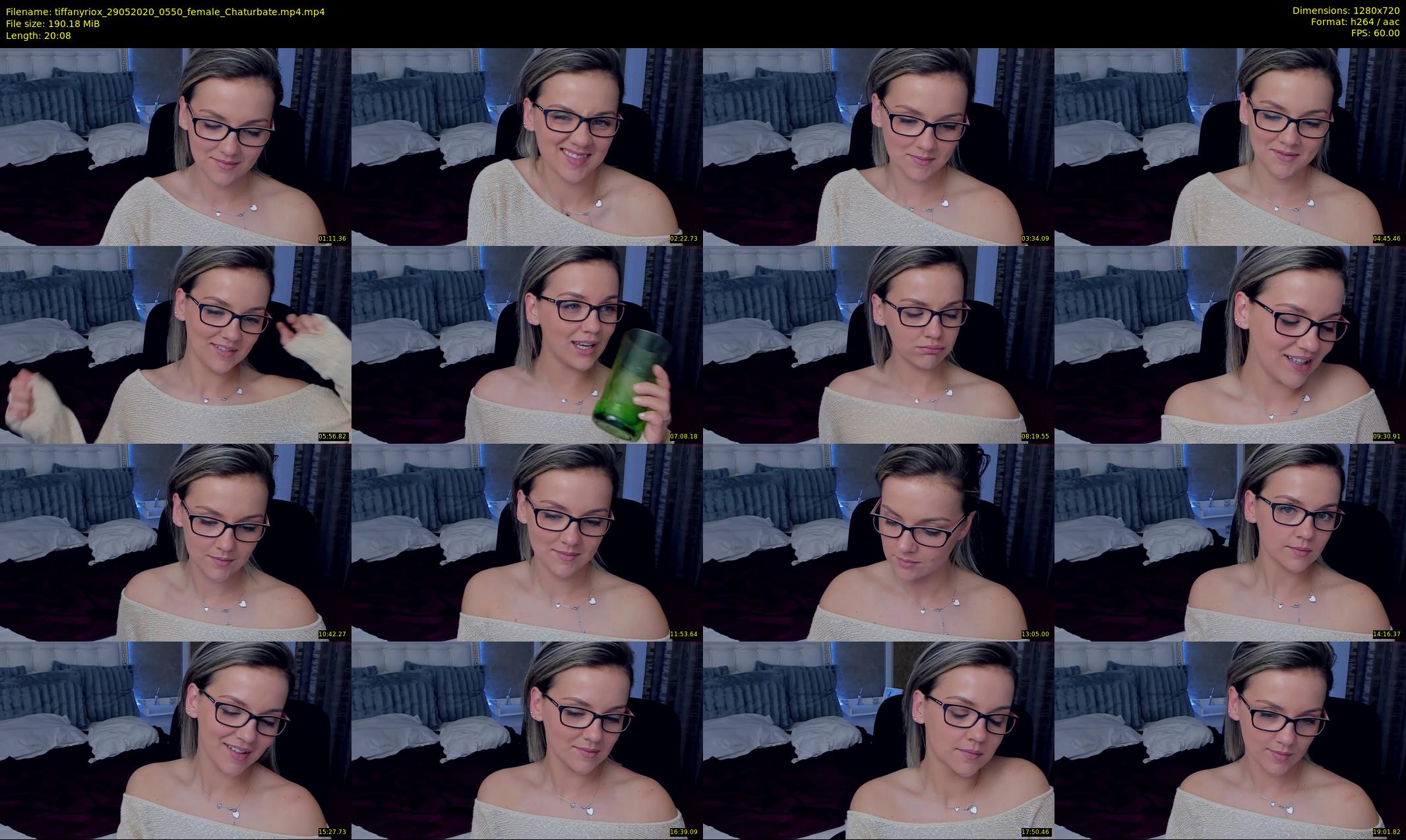 tiffanyriox — 21 minute Chaturbate female cam show recording, 720p, May 29, 2020