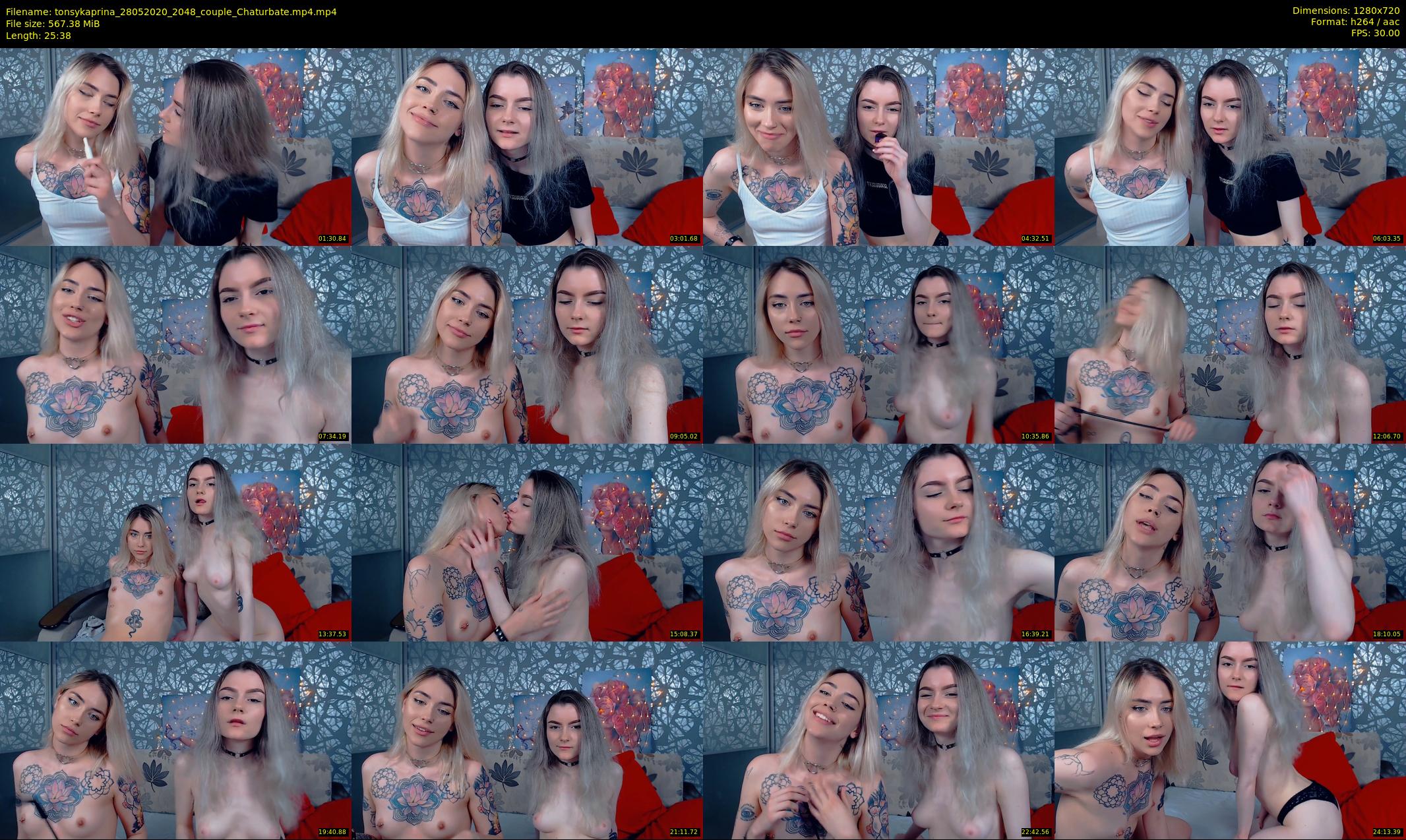 tonsykaprina — 26 minute Chaturbate couple cam show recording, 720p, May 28, 2020