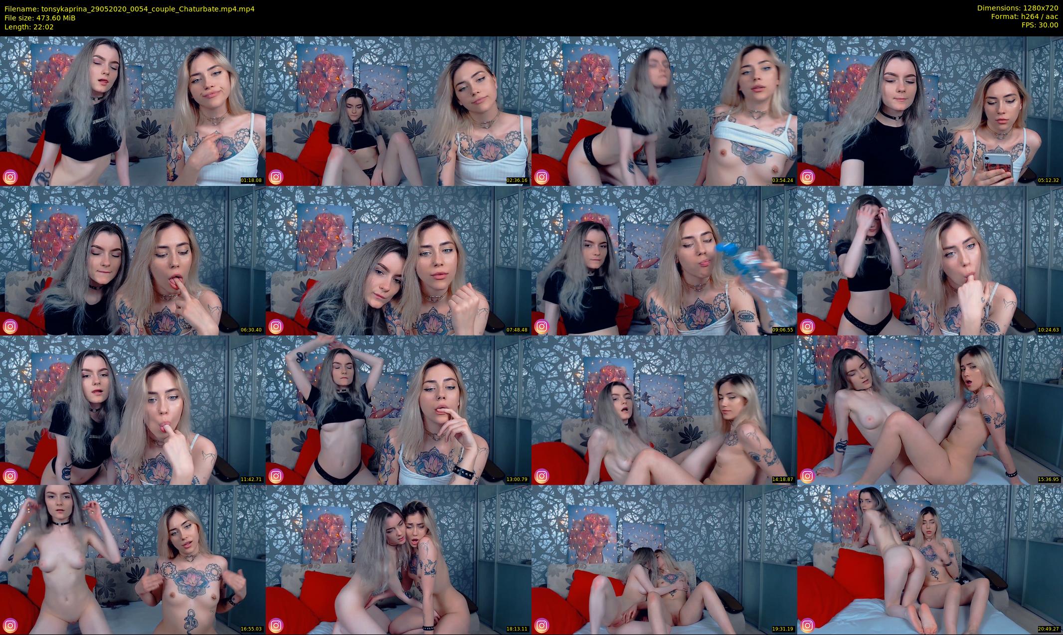 tonsykaprina — 23 minute Chaturbate couple cam show recording, 720p, May 29, 2020