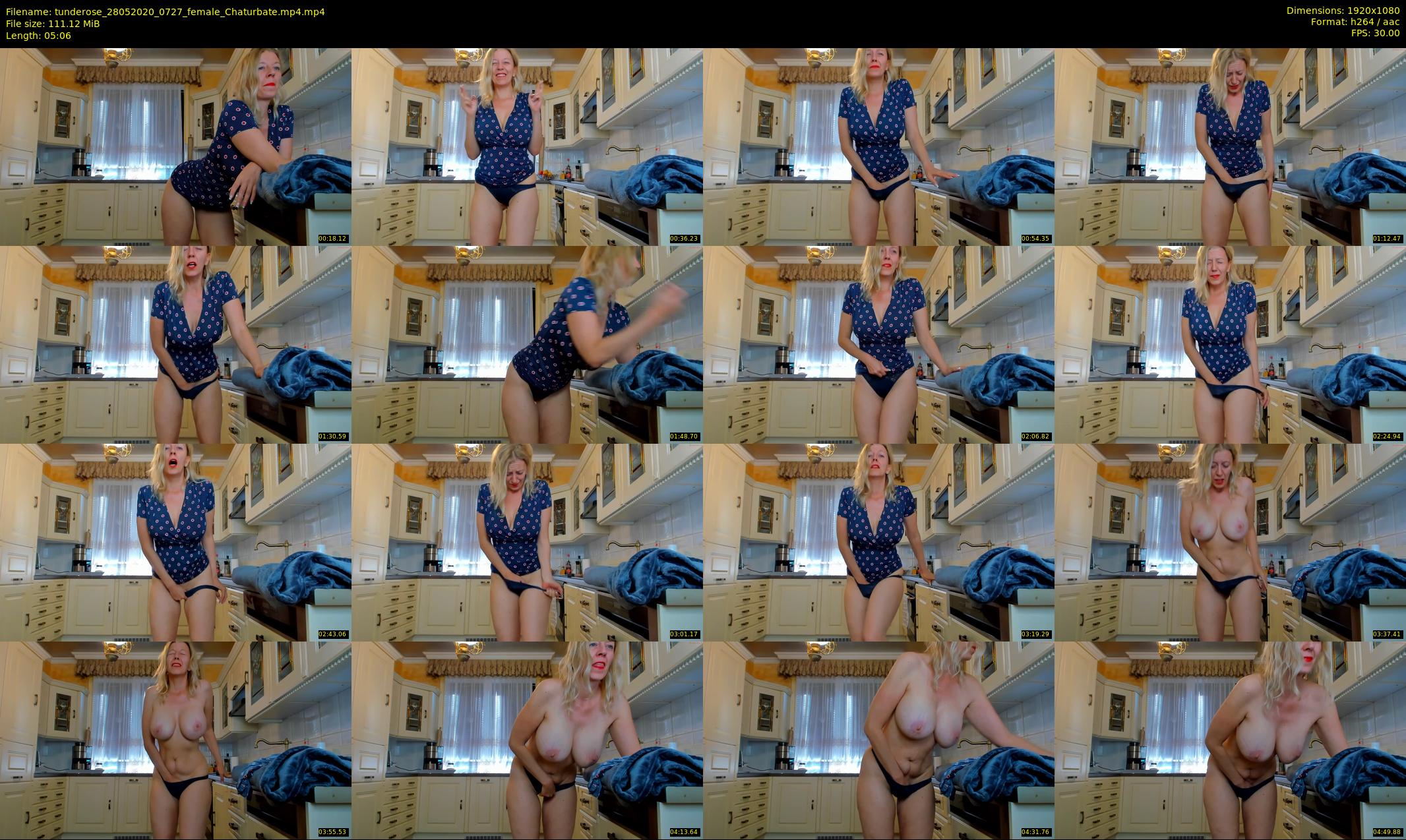 tunderose — 6 minute Chaturbate female cam show recording, 1080p, May 28, 2020