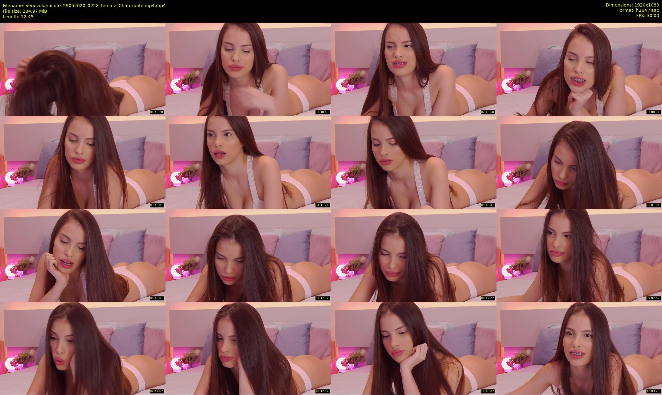 venezolanacute — 13 minute Chaturbate female cam show recording, 1080p, May 29, 2020