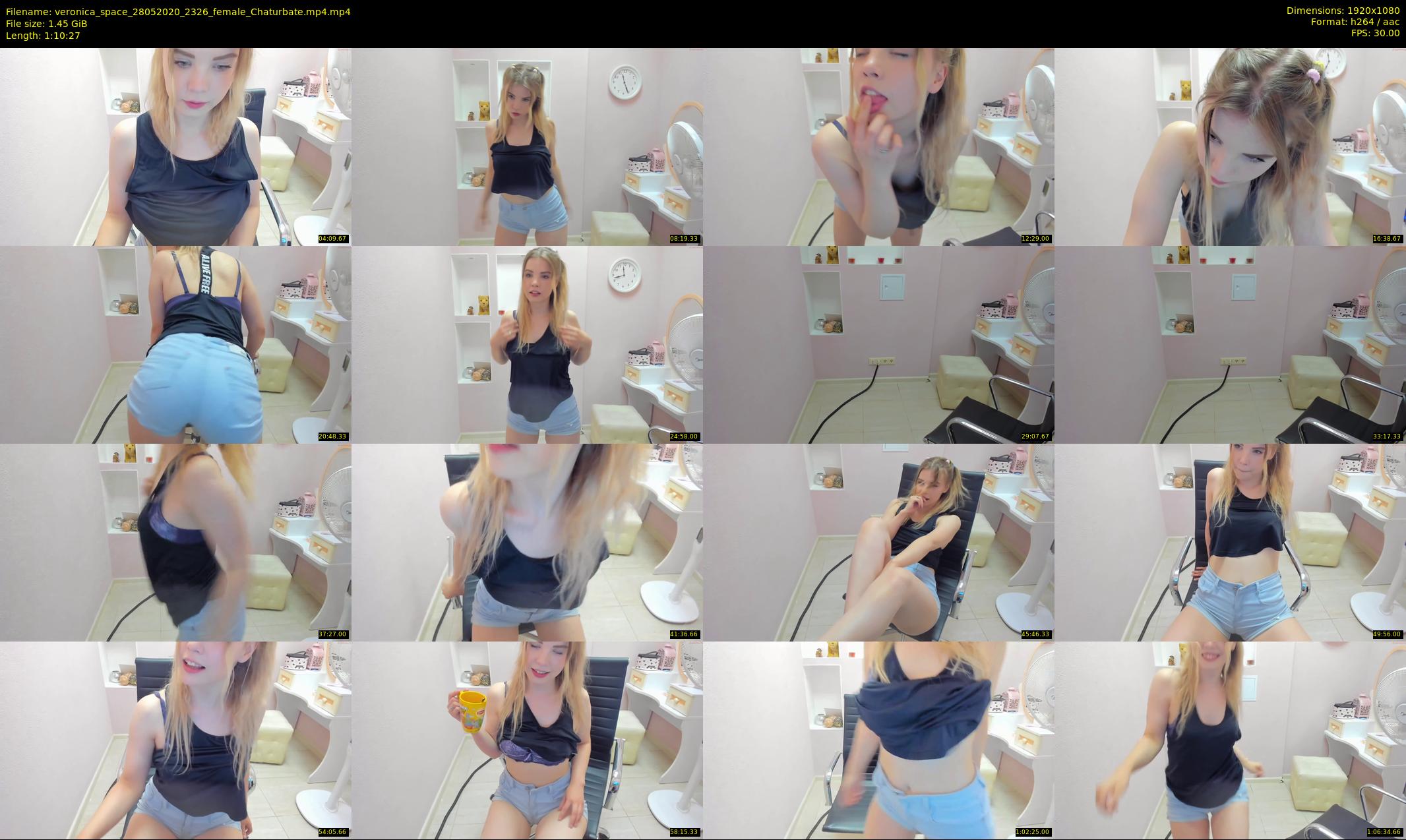veronica_space — 71 minute Chaturbate female cam show recording, 1080p, May 28, 2020