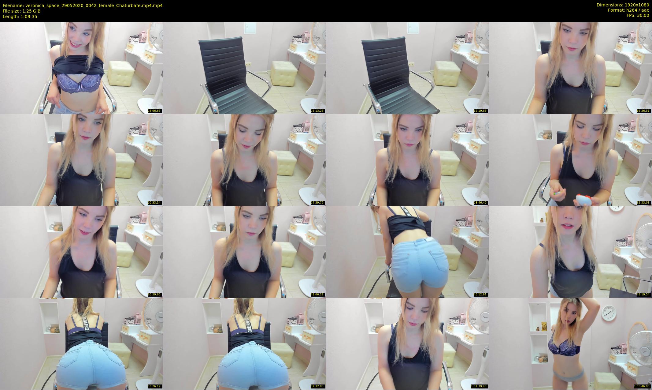 veronica_space — 70 minute Chaturbate female cam show recording, 1080p, May 29, 2020