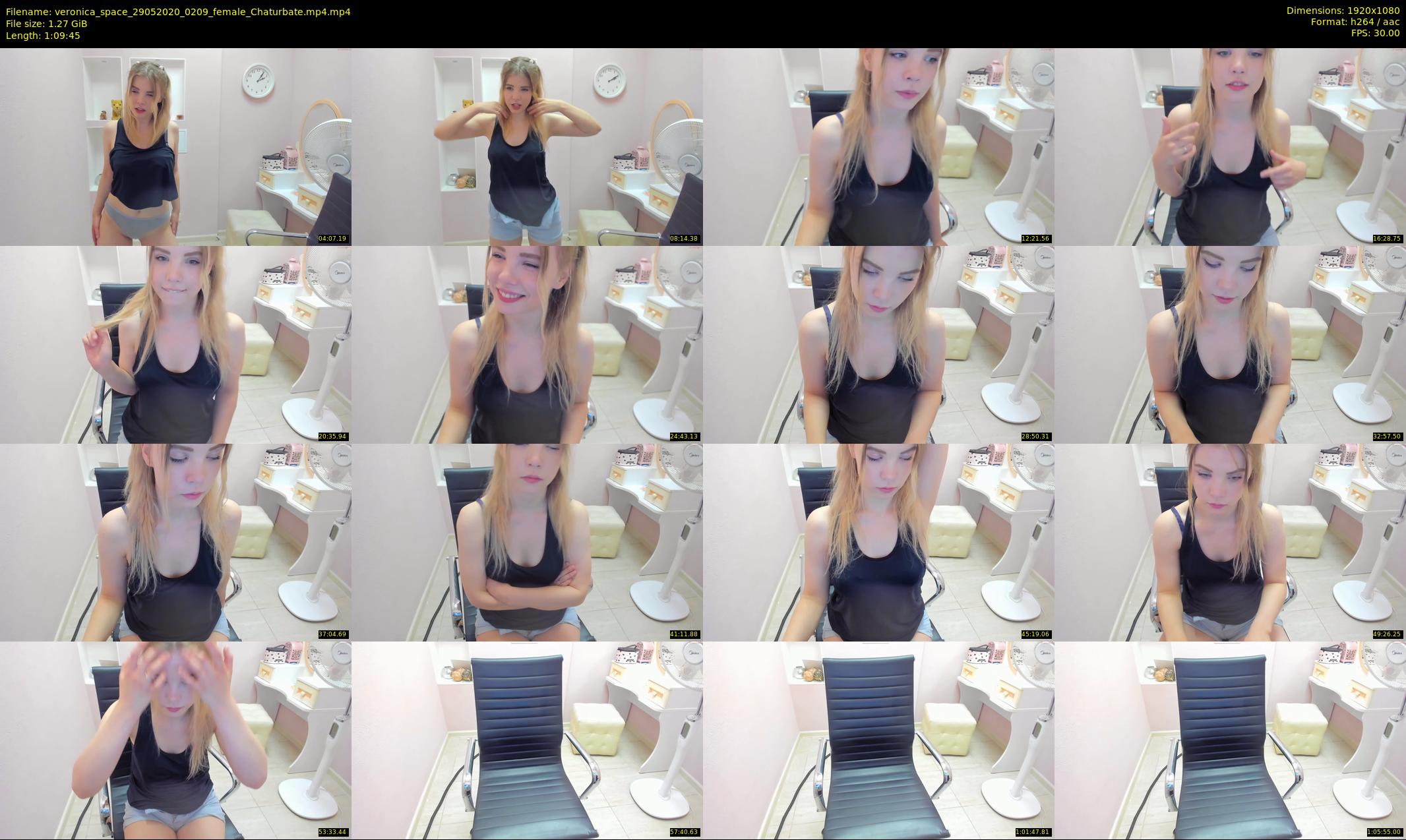 veronica_space — 70 minute Chaturbate female cam show recording, 1080p, May 29, 2020