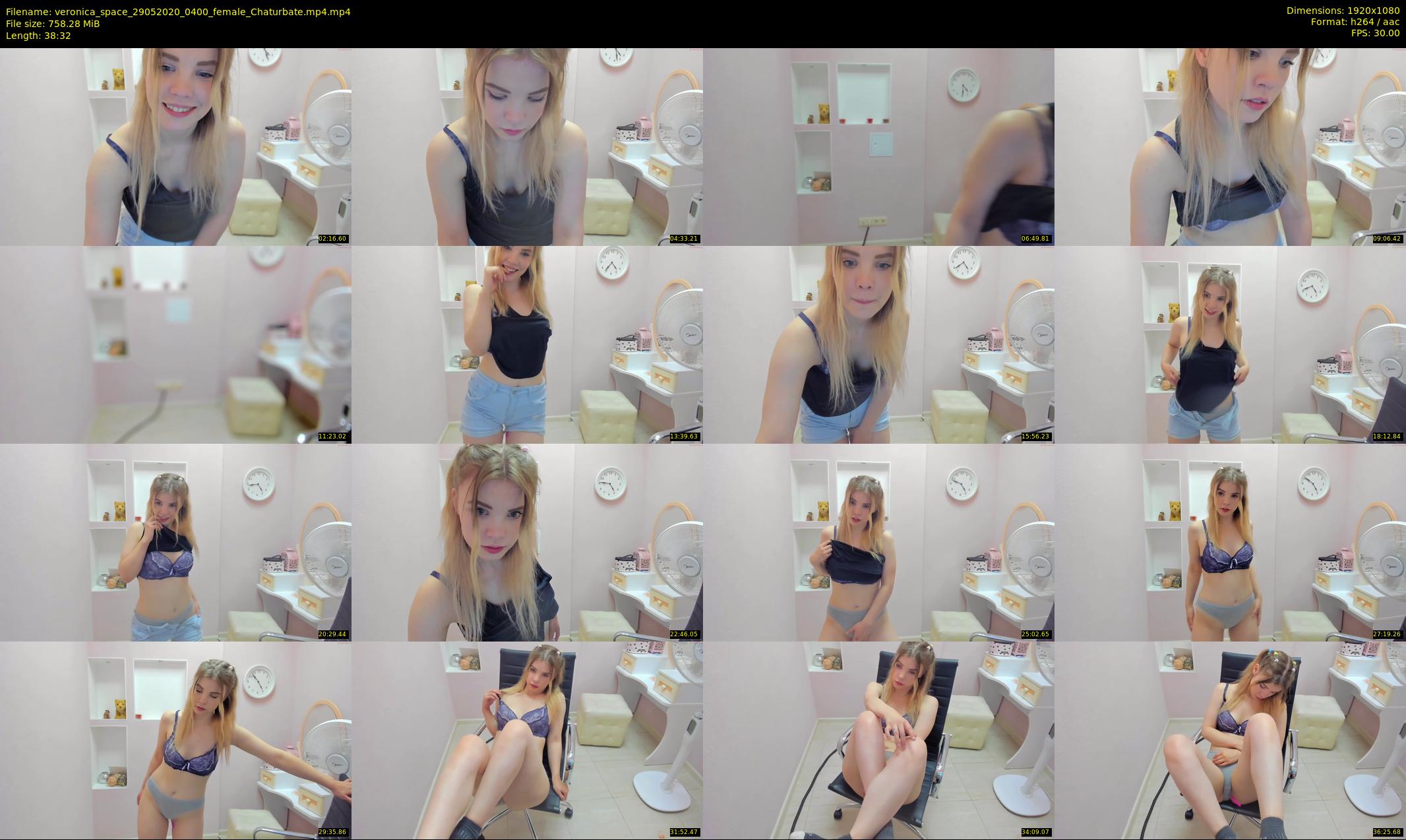 veronica_space — 39 minute Chaturbate female cam show recording, 1080p, May 29, 2020