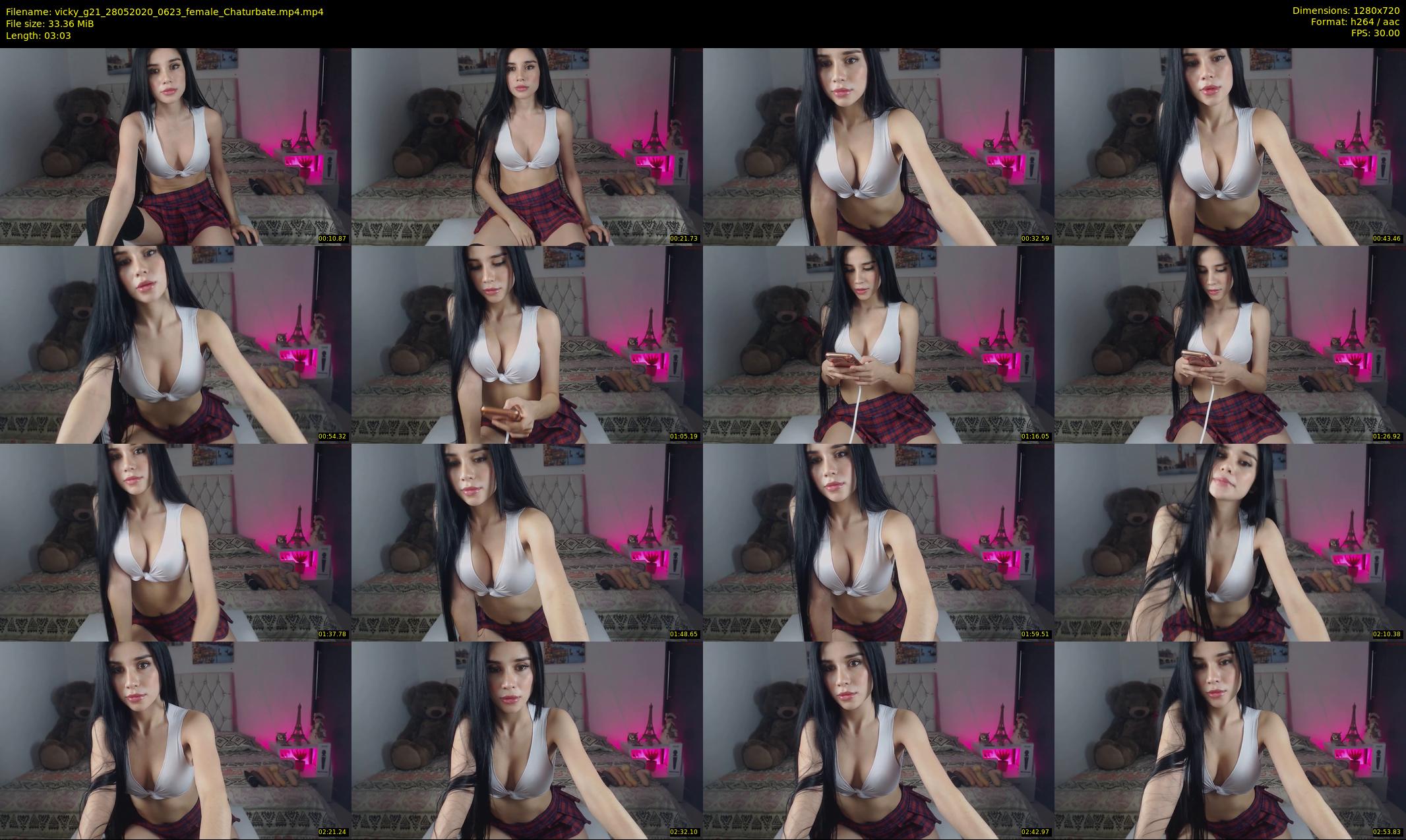vicky_g21 — 4 minute Chaturbate female cam show recording, 720p, May 28, 2020
