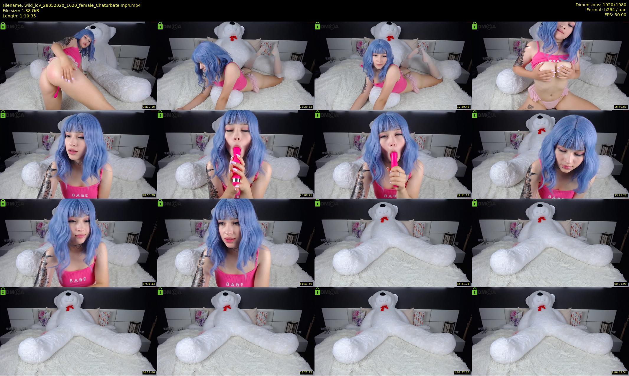wild_lov — 71 minute Chaturbate female cam show recording, 1080p, May 28, 2020