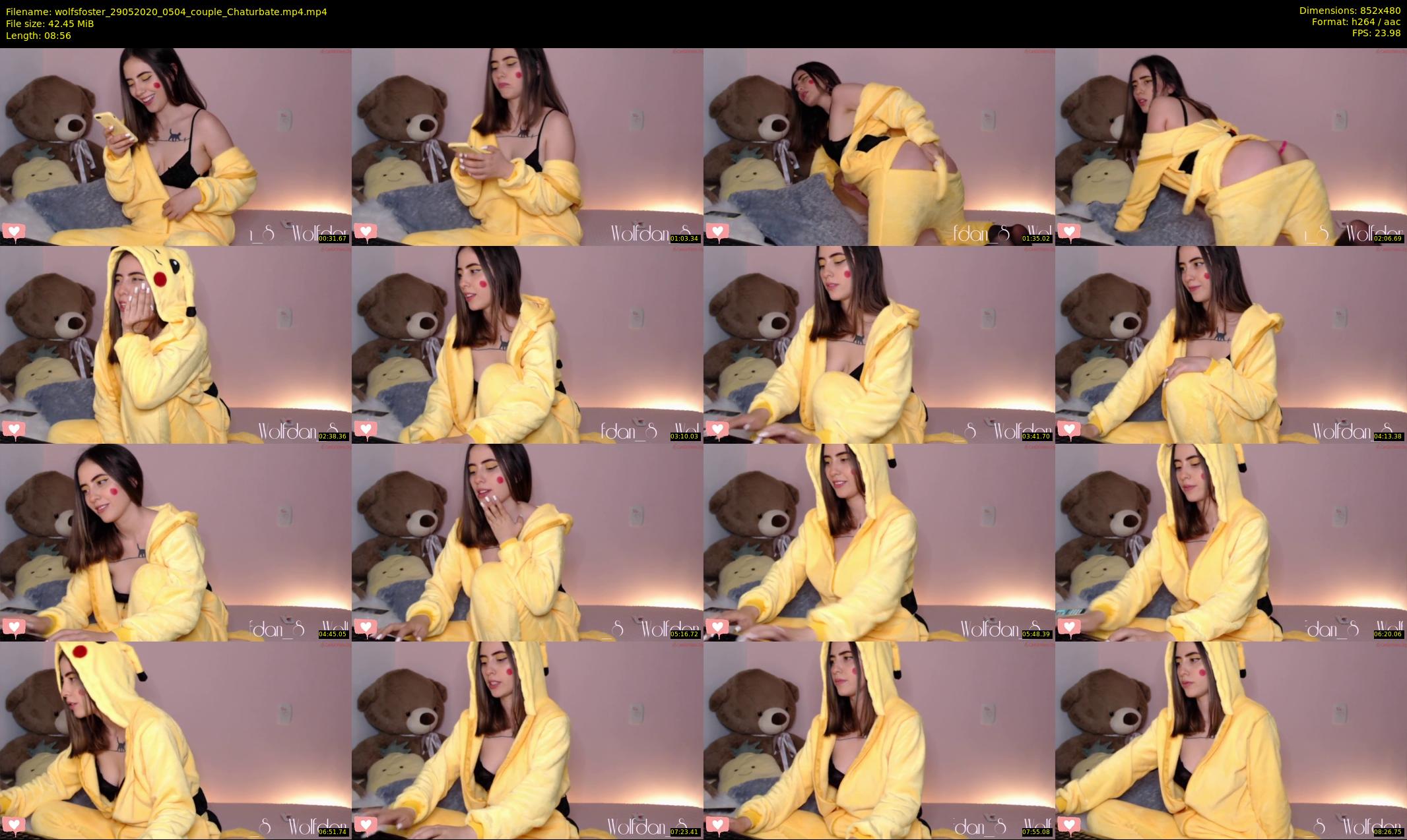 wolfsfoster — 9 minute Chaturbate couple cam show recording, 480p, May 29, 2020