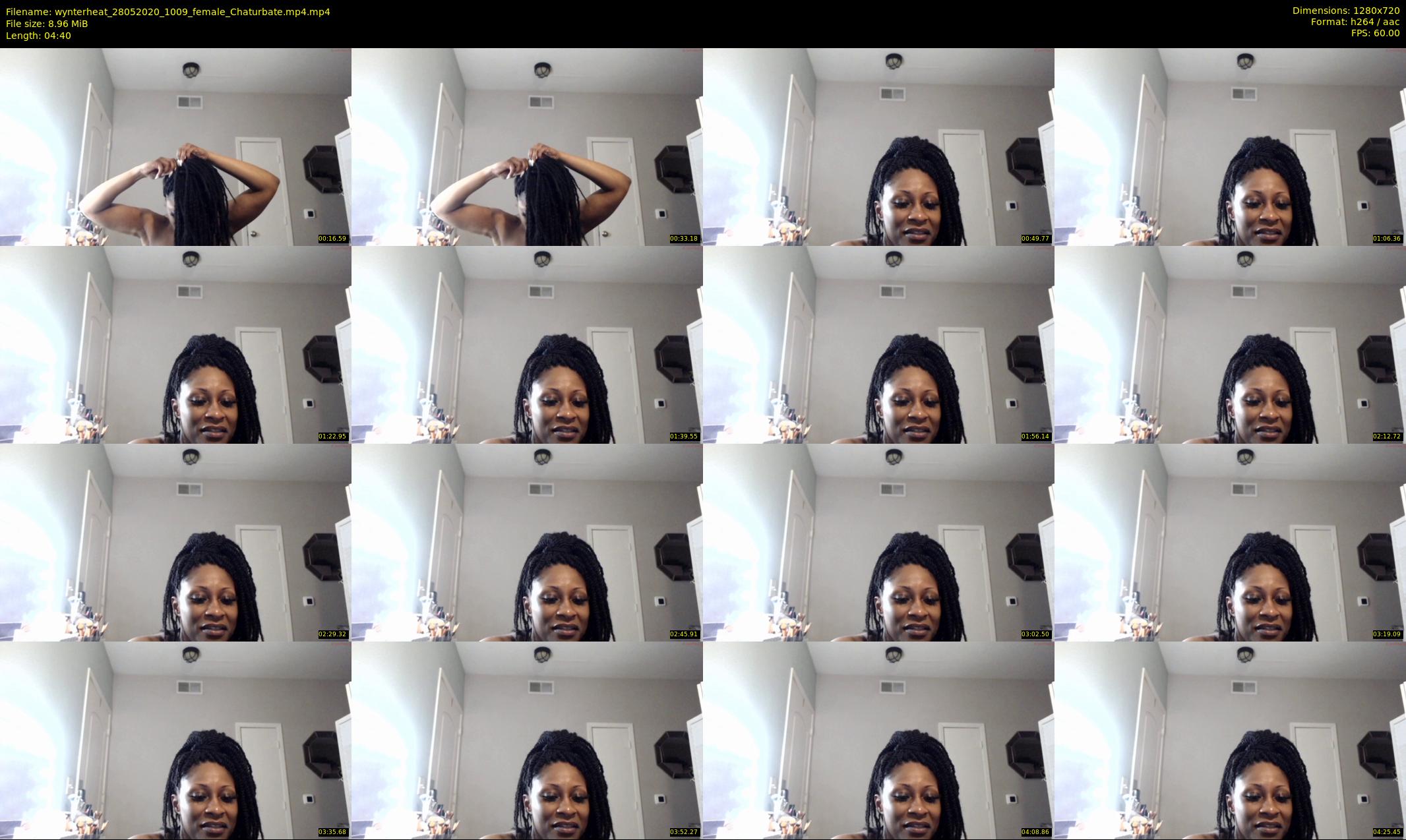 wynterheat — 5 minute Chaturbate female cam show recording, 720p, May 28, 2020