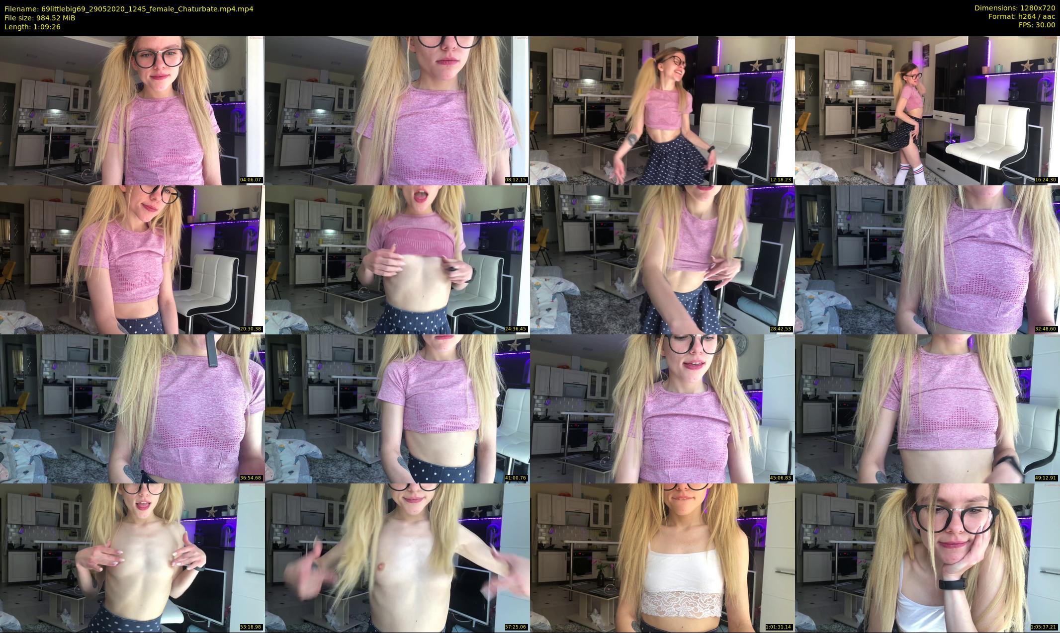 69littlebig69 — 70 minute Chaturbate couple cam show recording, 720p, May 29, 2020