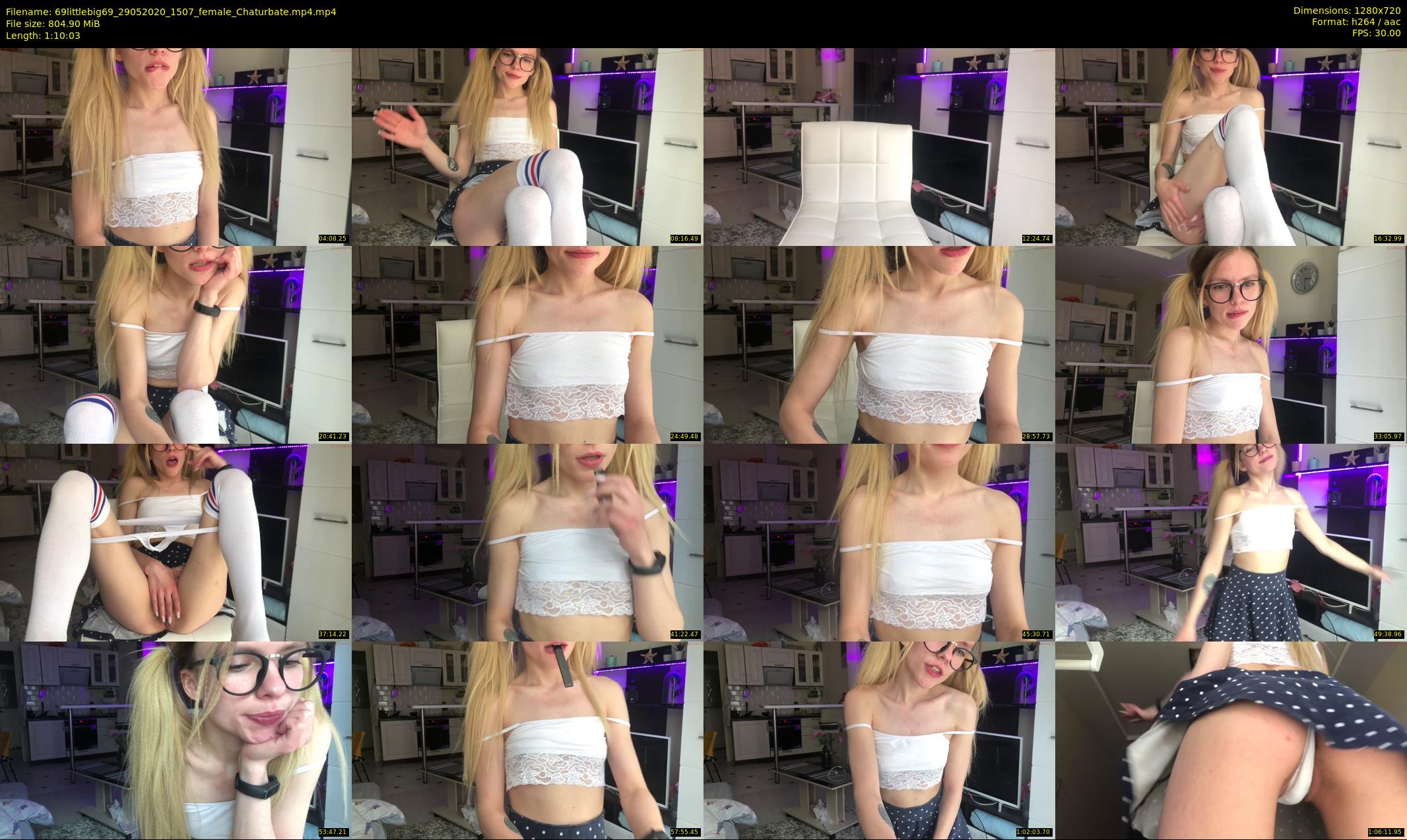 69littlebig69 — 71 minute Chaturbate couple cam show recording, 720p, May 29, 2020