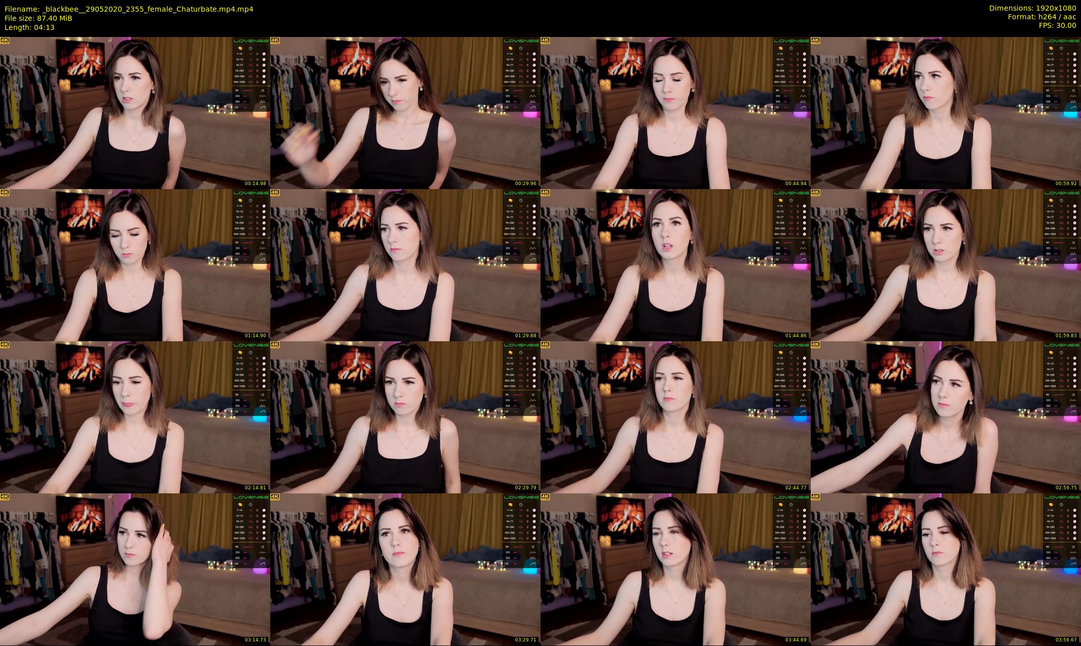 _blackbee_ — 5 minute Chaturbate female cam show recording, 1080p, May 29, 2020