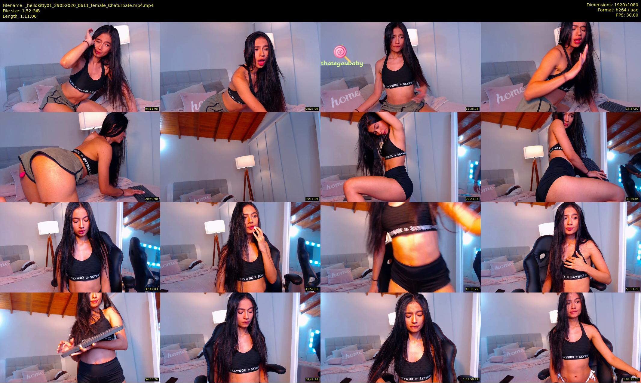 _hellokitty01 — 72 minute Chaturbate female cam show recording, 1080p, May 29, 2020