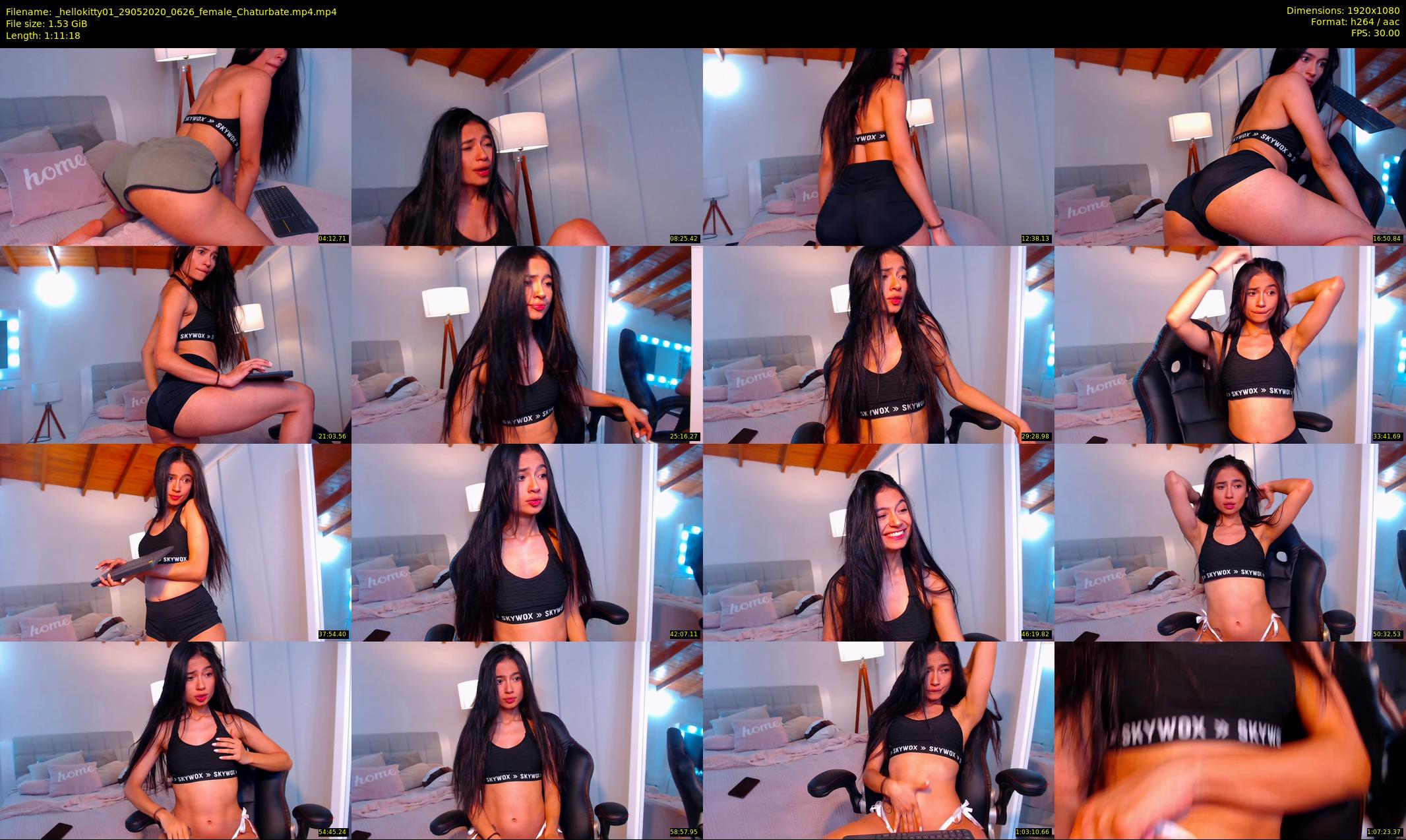 _hellokitty01 — 72 minute Chaturbate female cam show recording, 1080p, May 29, 2020