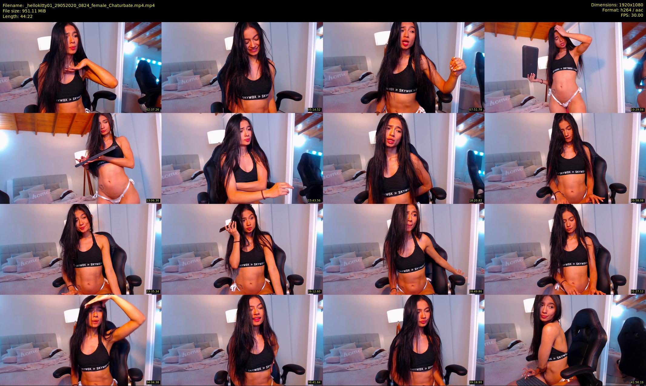 _hellokitty01 — 45 minute Chaturbate female cam show recording, 1080p, May 29, 2020