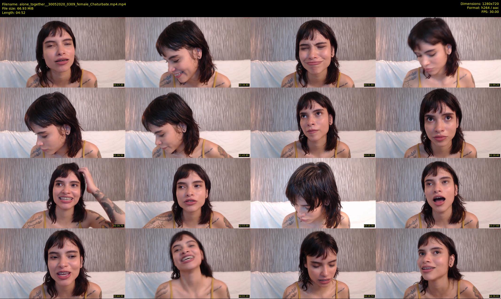 alone_together_ — 5 minute Chaturbate female cam show recording, 720p, May 30, 2020