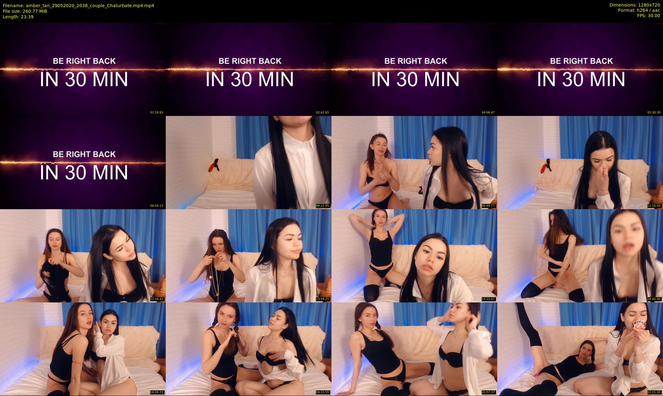 amber_tan — 24 minute Chaturbate female cam show recording, 720p, May 29, 2020