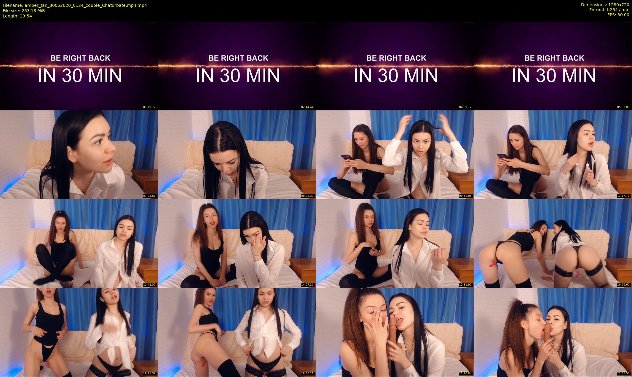 amber_tan — 24 minute Chaturbate female cam show recording, 720p, May 30, 2020