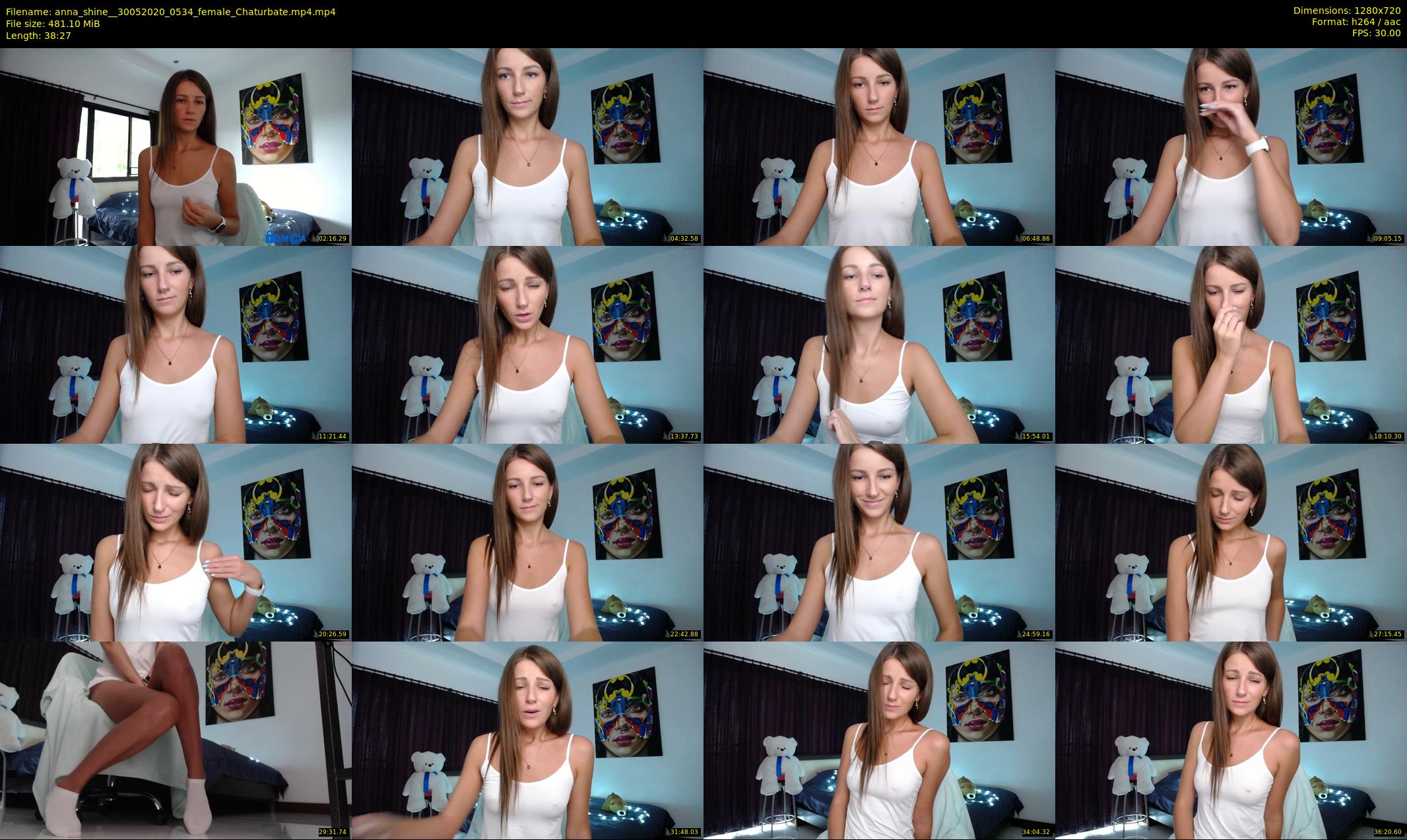 anna_shine_ — 39 minute Chaturbate female cam show recording, 720p, May 30, 2020