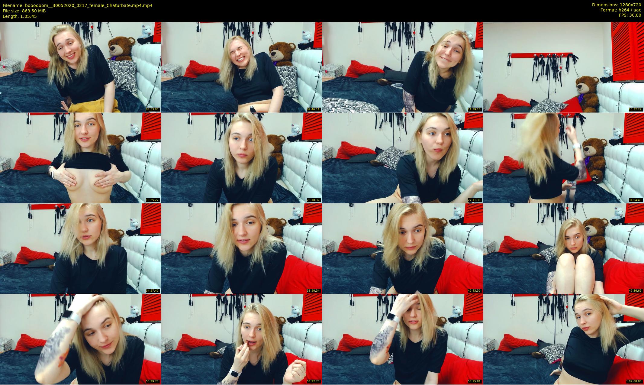 boooooom_ — 66 minute Chaturbate female cam show recording, 720p, May 30, 2020