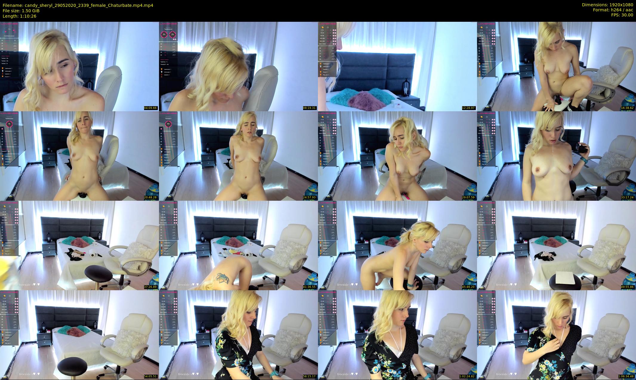 candy_sheryl — 71 minute Chaturbate female cam show recording, 1080p, May 29, 2020