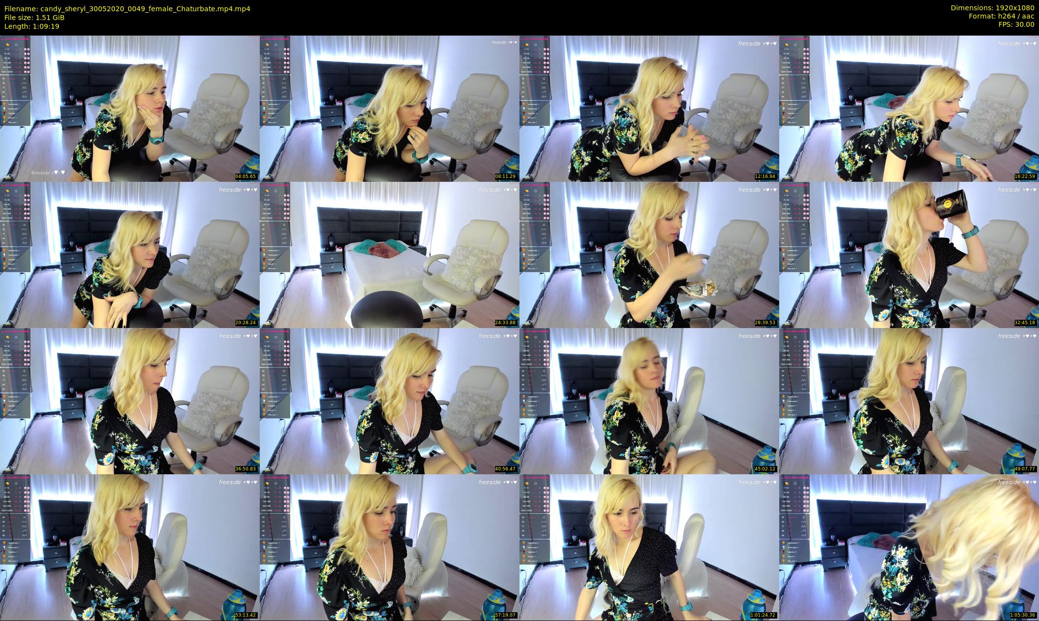 candy_sheryl — 70 minute Chaturbate female cam show recording, 1080p, May 30, 2020