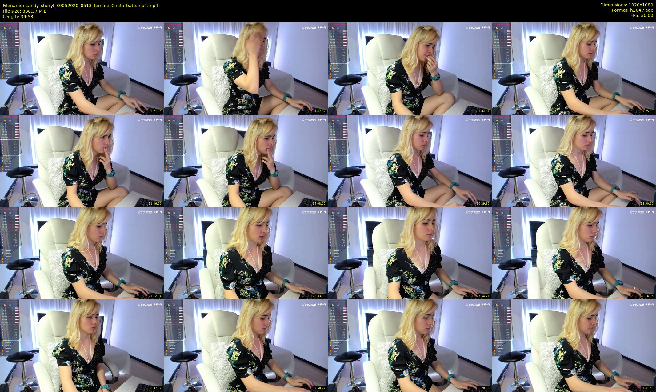 candy_sheryl — 40 minute Chaturbate female cam show recording, 1080p, May 30, 2020