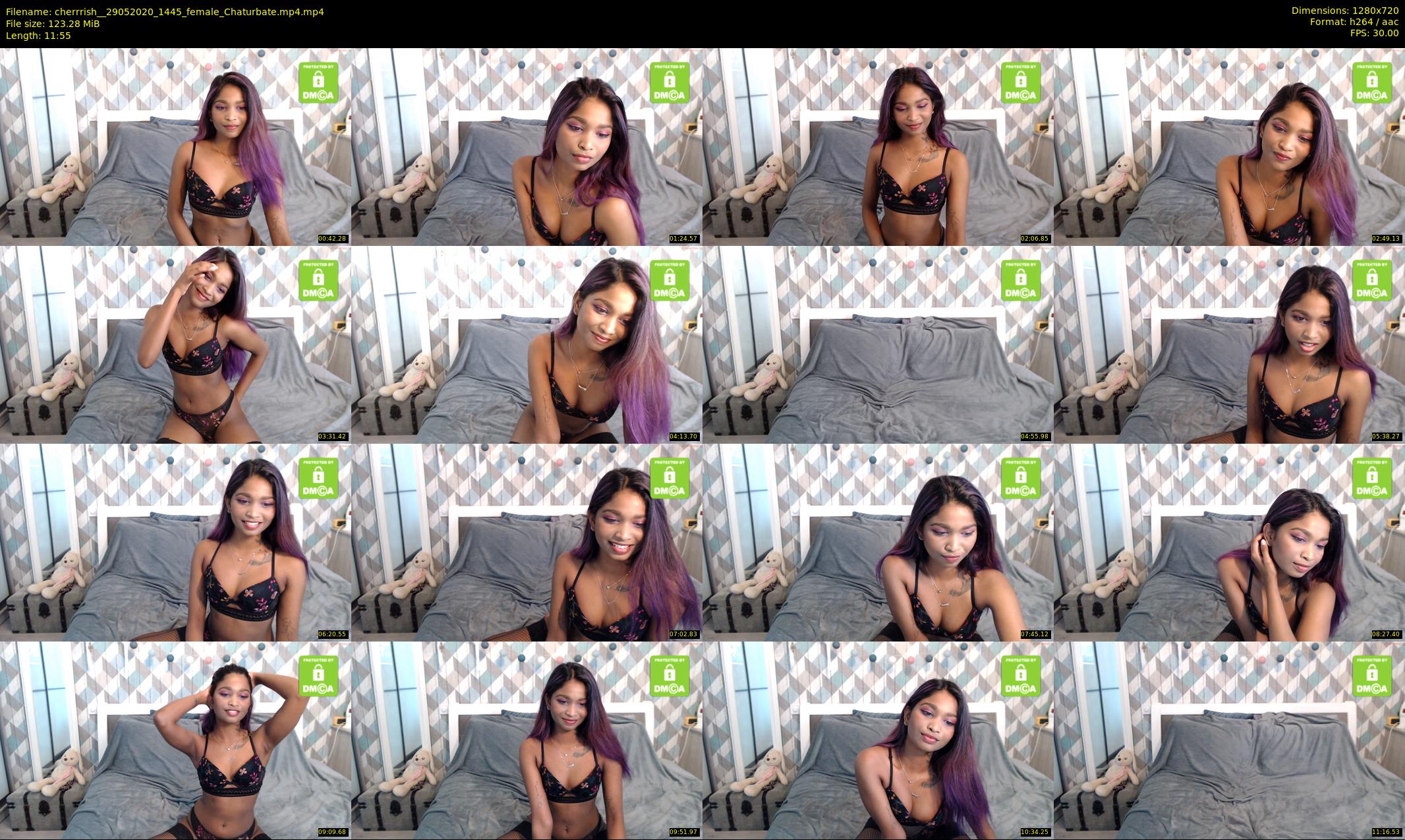 cherrrish_ — 12 minute Chaturbate female cam show recording, 720p, May 29, 2020