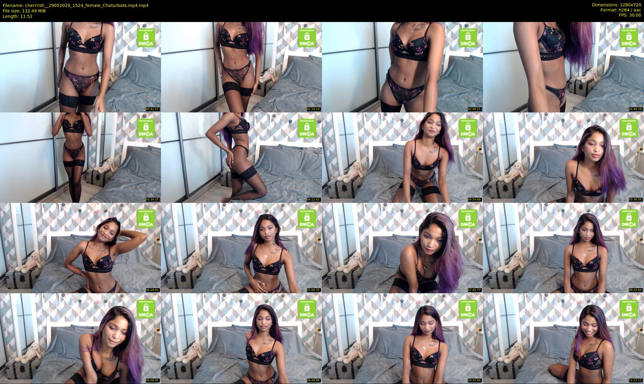 cherrrish_ — 12 minute Chaturbate female cam show recording, 720p, May 29, 2020