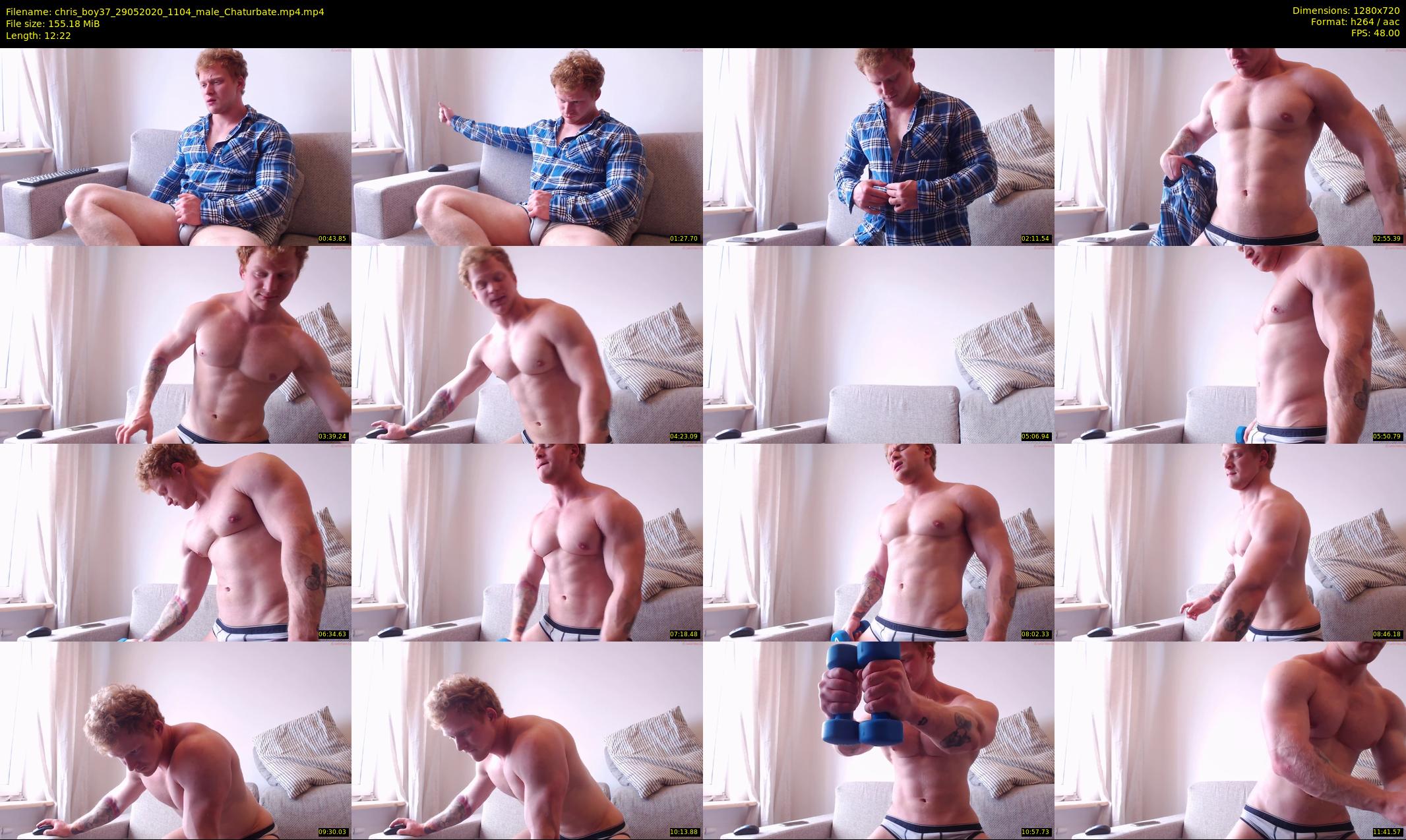 chris_boy37 — 13 minute Chaturbate male cam show recording, 720p, May 29, 2020