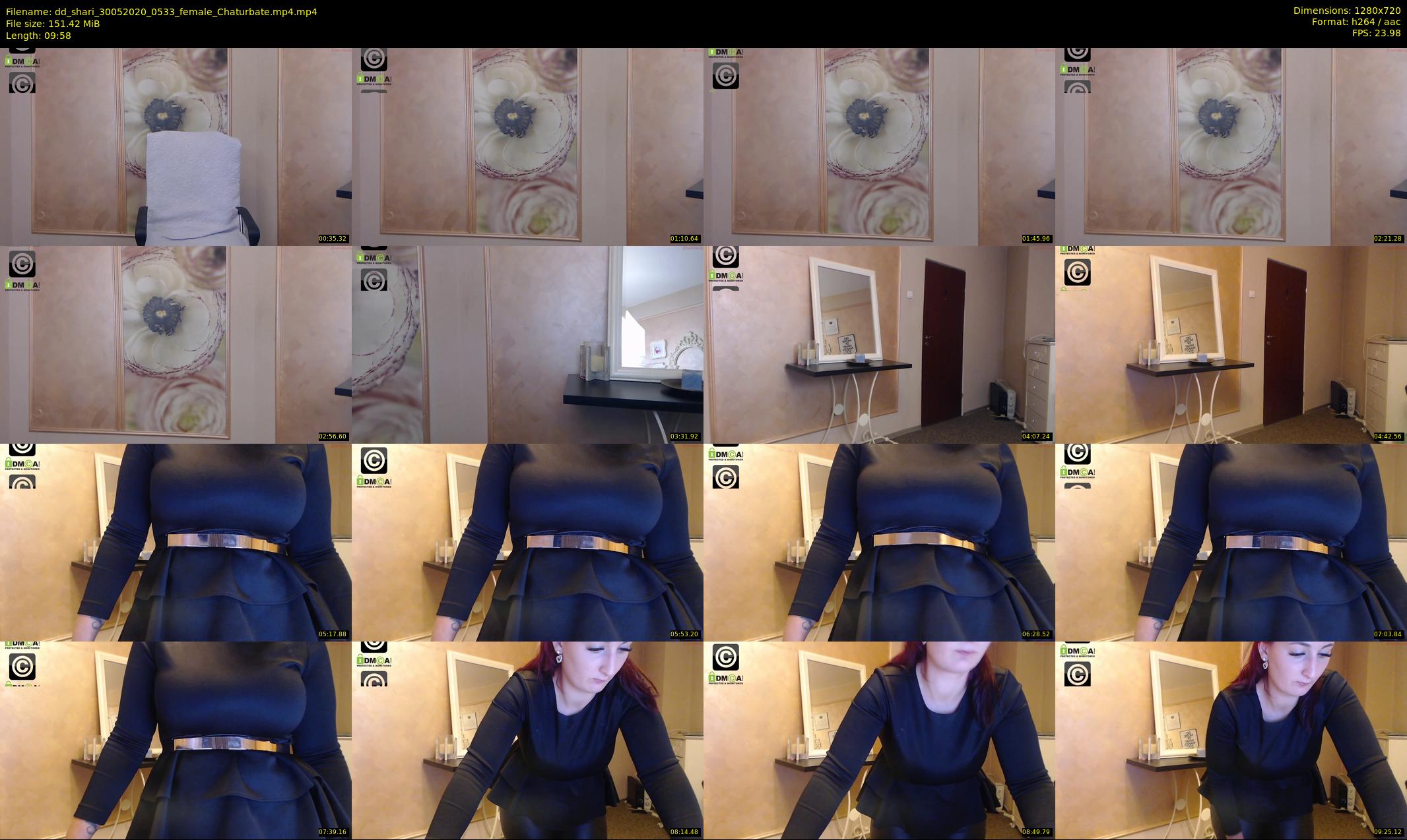 dd_shari — 10 minute Chaturbate female cam show recording, 720p, May 30, 2020