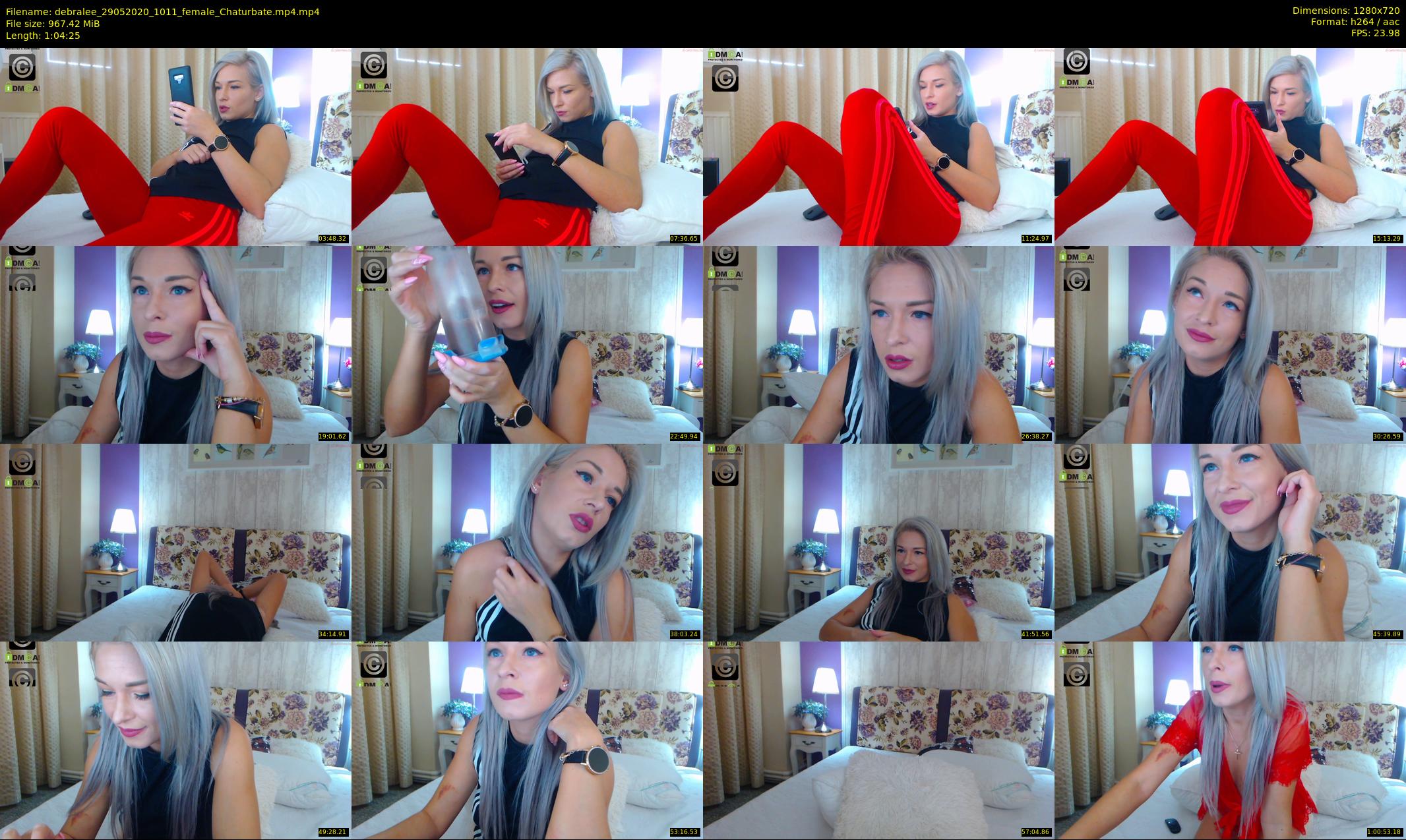 debralee — 65 minute Chaturbate female cam show recording, 720p, May 29, 2020