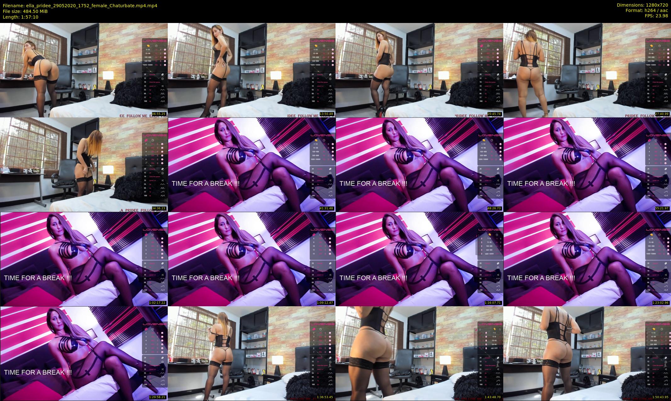 ella_pridee — 118 minute Chaturbate female cam show recording, 720p, May 29, 2020