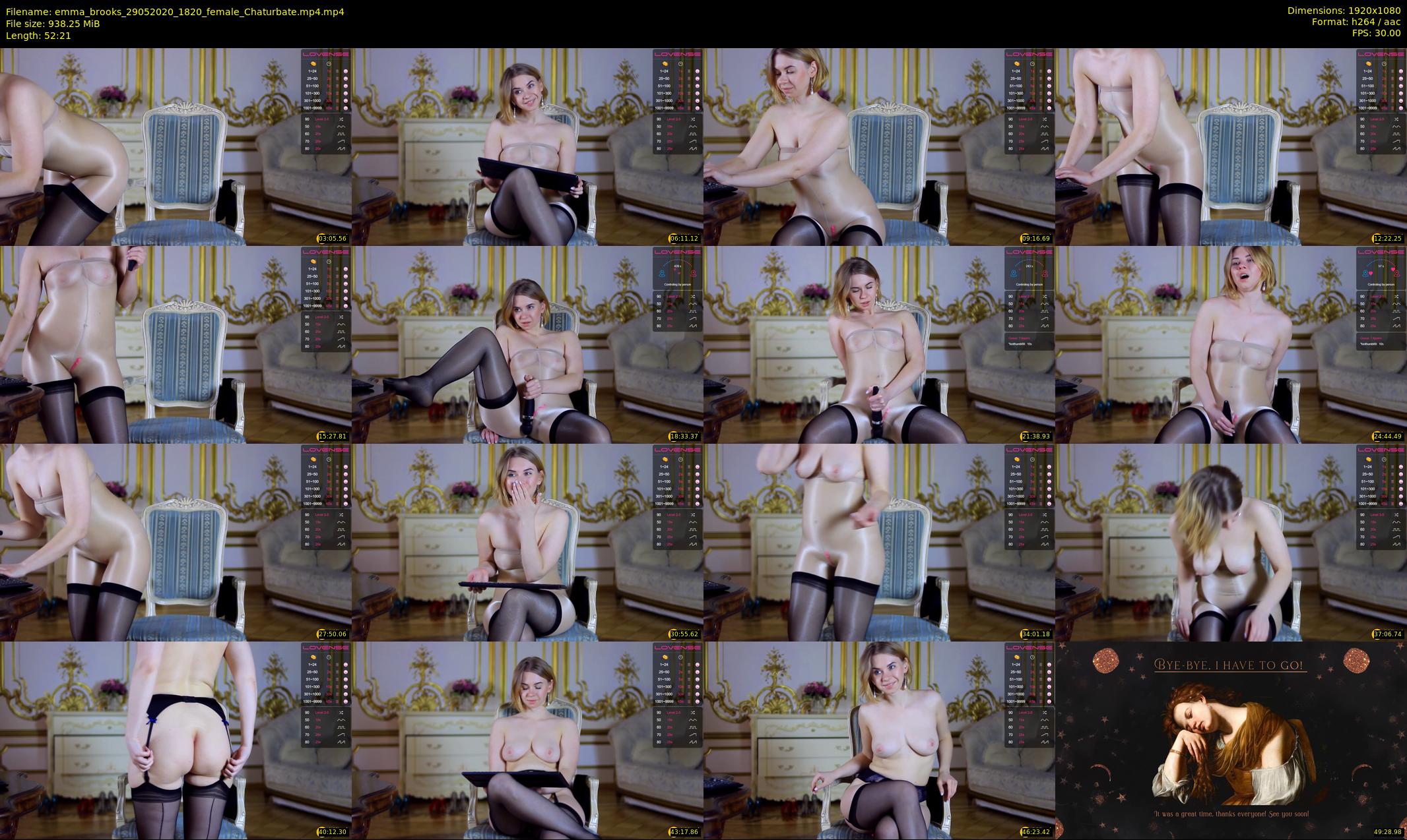 emma_brooks — 53 minute Chaturbate female cam show recording, 1080p, May 29, 2020
