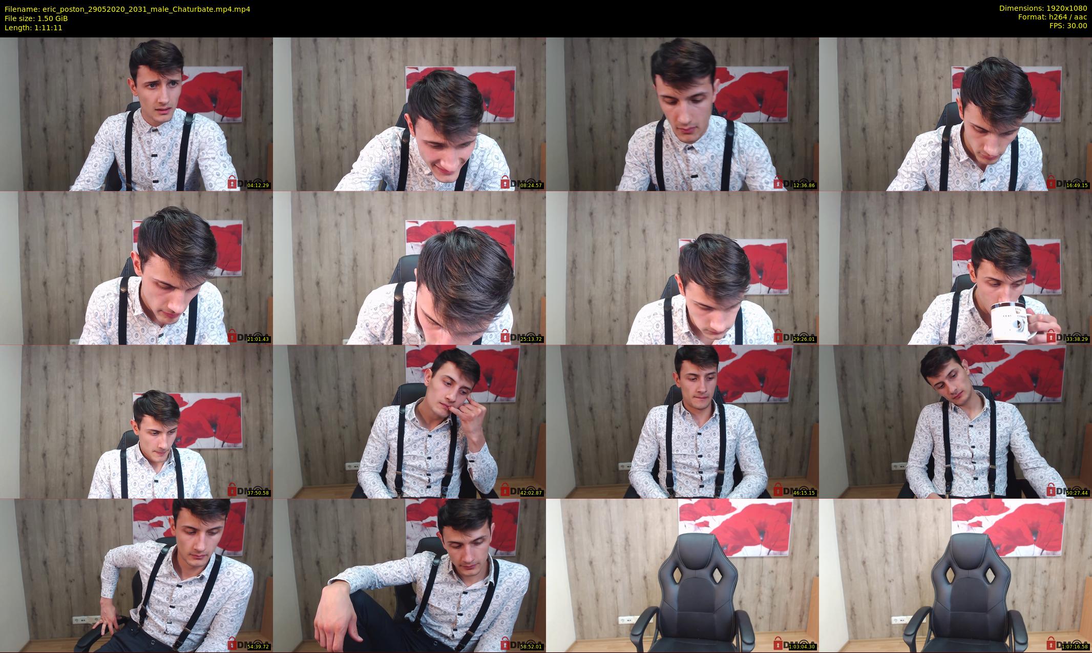 eric_poston — 72 minute Chaturbate male cam show recording, 1080p, May 29, 2020