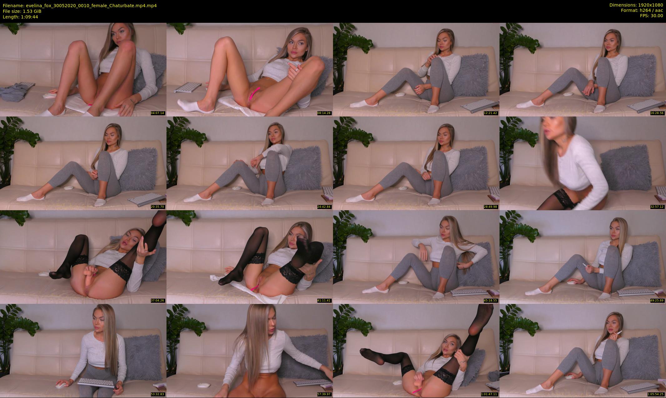 evelina_fox — 70 minute Chaturbate female cam show recording, 1080p, May 30, 2020