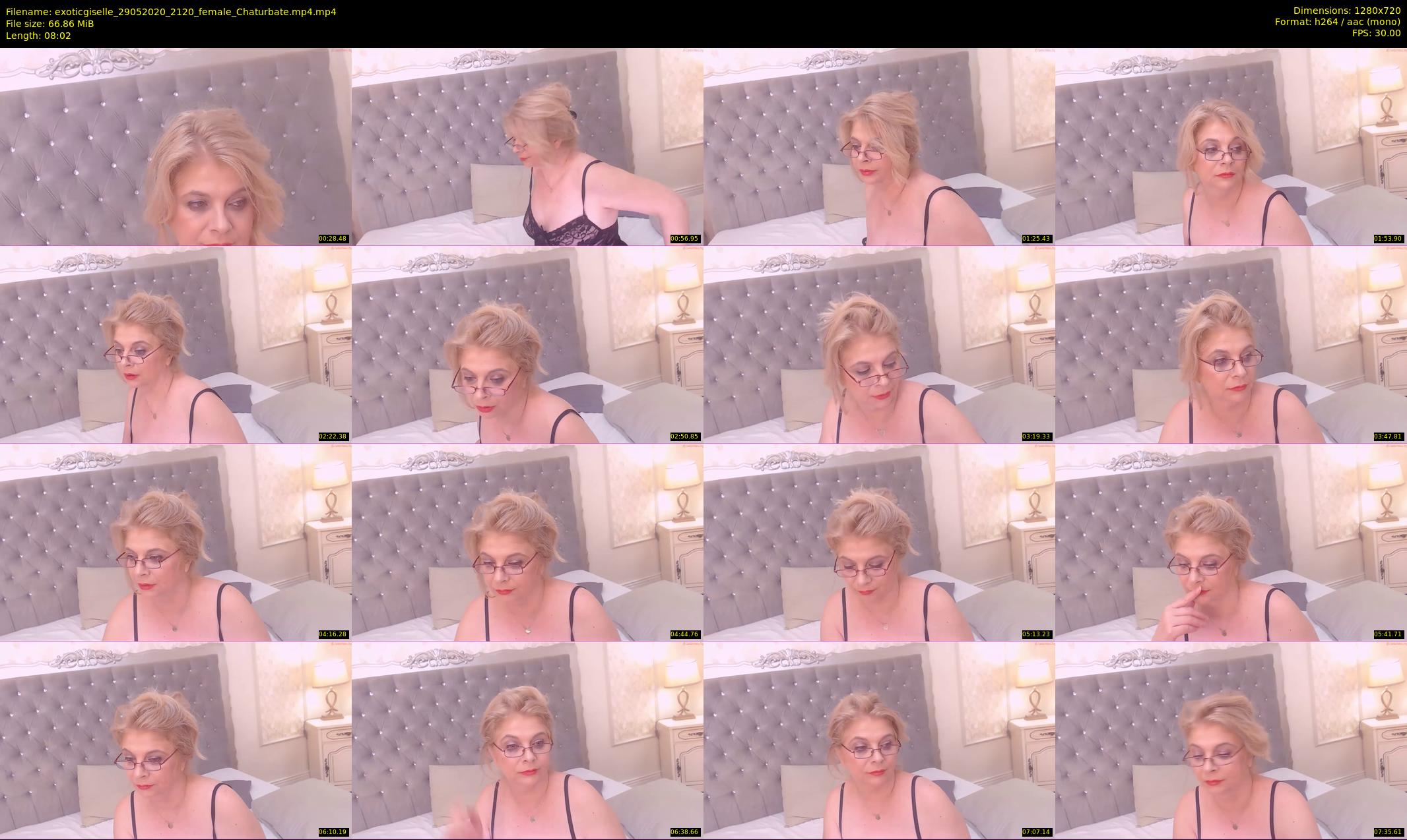 exoticgiselle — 9 minute Chaturbate female cam show recording, 720p, May 29, 2020