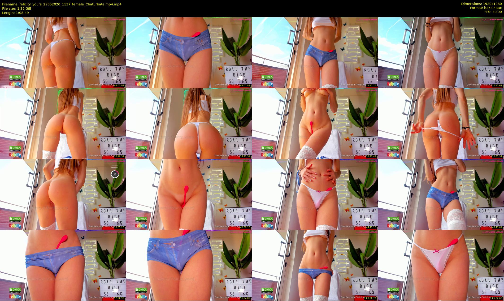 felicity_yours — 69 minute Chaturbate female cam show recording, 1080p, May 29, 2020