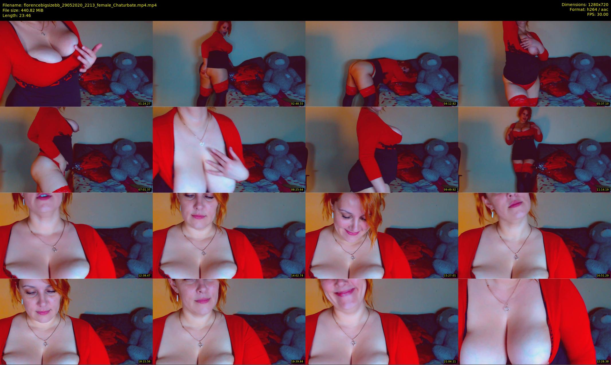 florencebigsizebb — 24 minute Chaturbate female cam show recording, 720p, May 29, 2020
