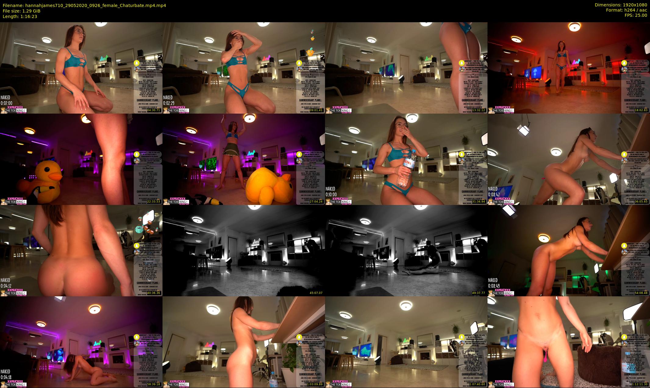hannahjames710 — 77 minute Chaturbate female cam show recording, 1080p, May 29, 2020