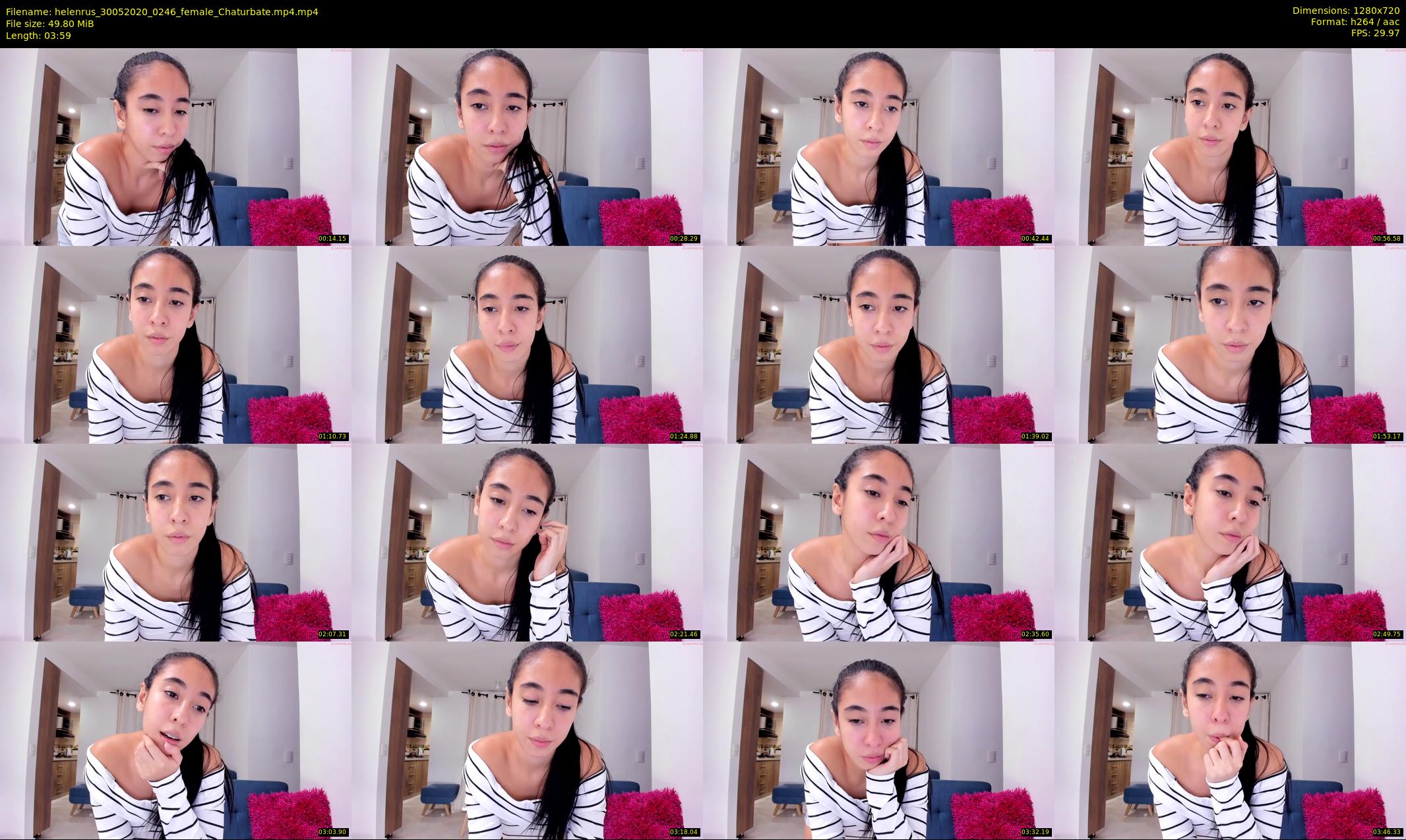 helenrus — 4 minute Chaturbate female cam show recording, 720p, May 30, 2020