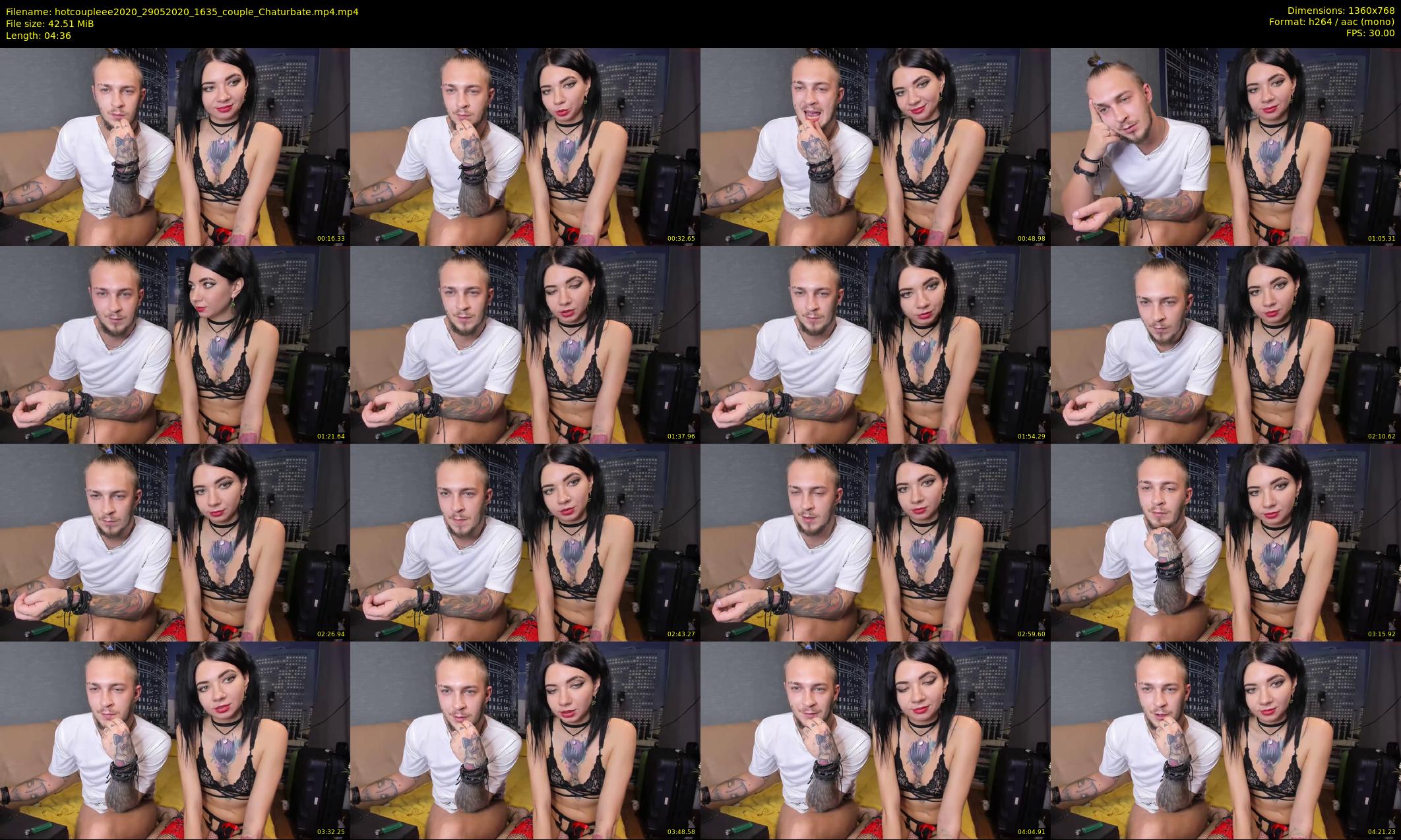 hotcoupleee2020 — 5 minute Chaturbate couple cam show recording, 720p, May 29, 2020