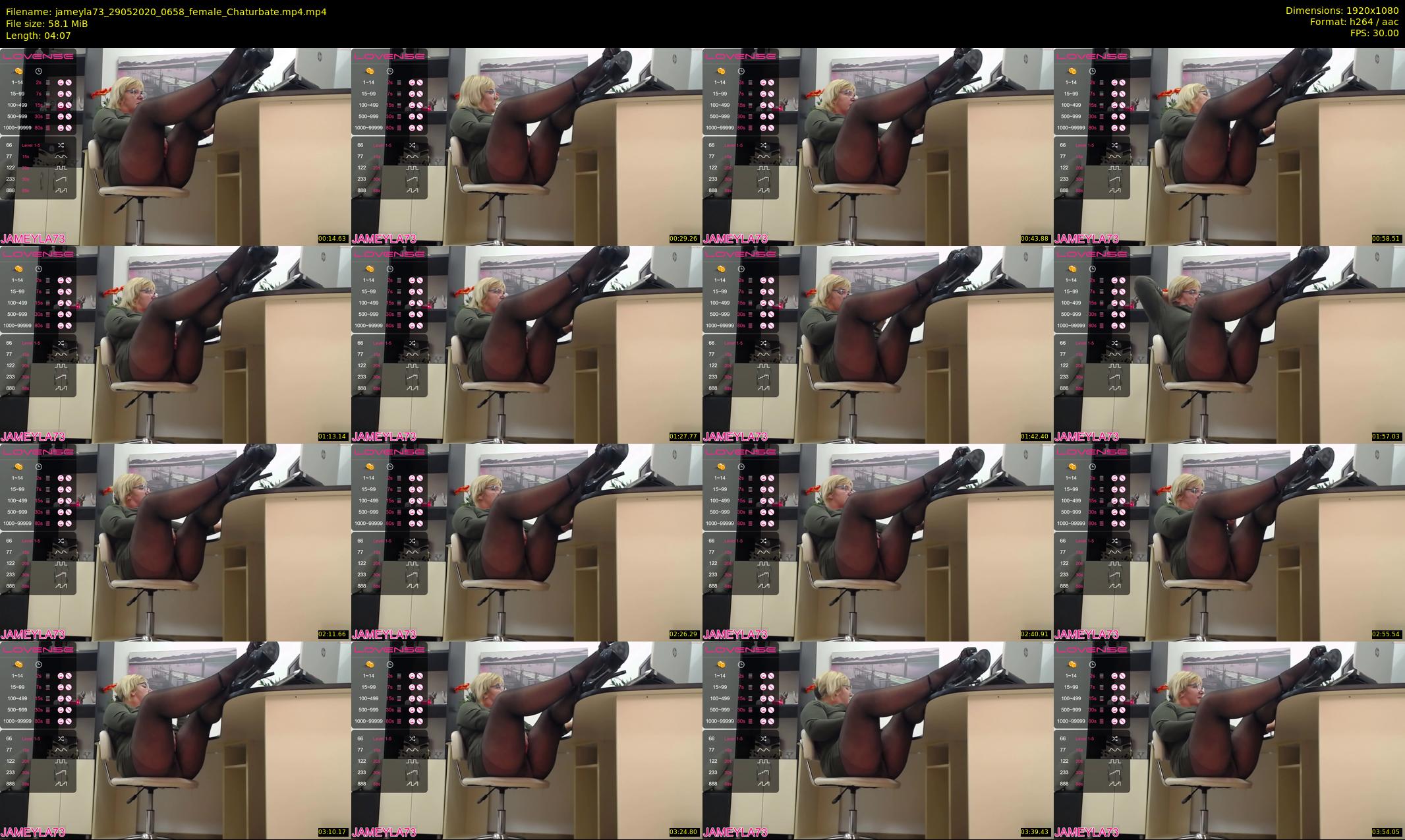 jameyla73 — 5 minute Chaturbate female cam show recording, 1080p, May 29, 2020