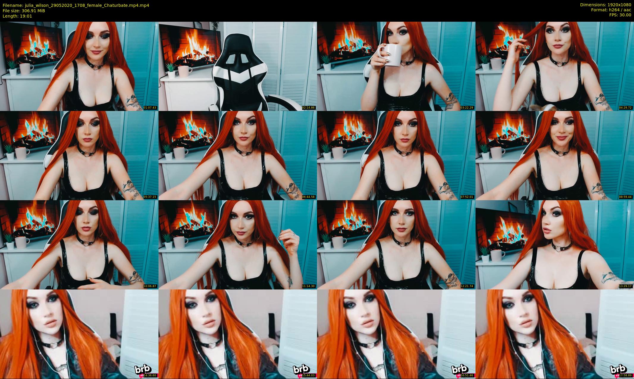 julia_wilson — 20 minute Chaturbate female cam show recording, 1080p, May 29, 2020