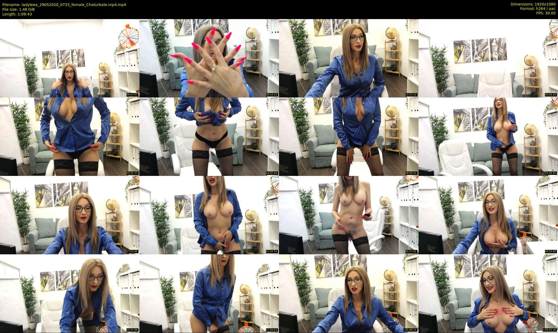 ladyleea — 70 minute Chaturbate female cam show recording, 1080p, May 29, 2020