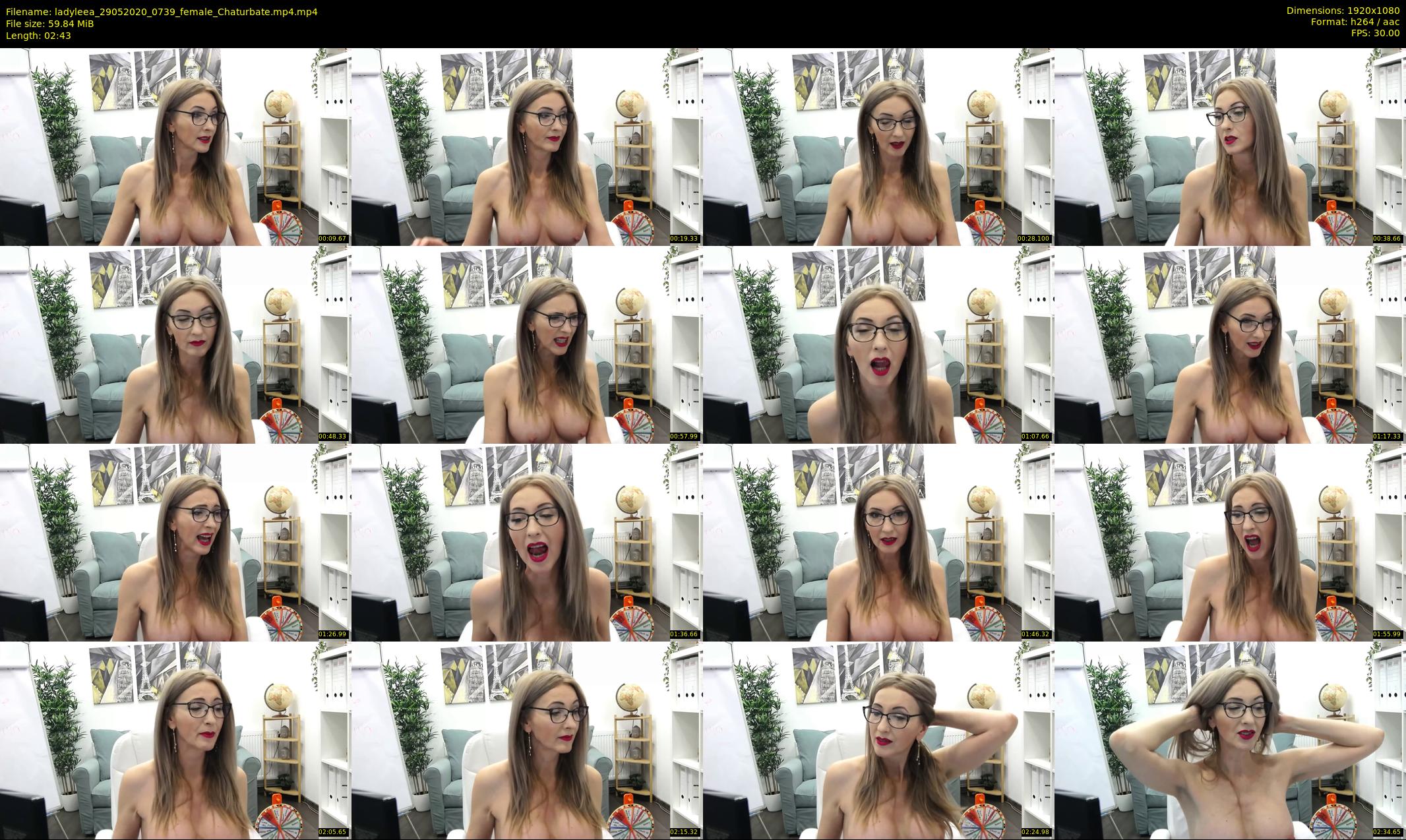 ladyleea — 3 minute Chaturbate female cam show recording, 1080p, May 29, 2020