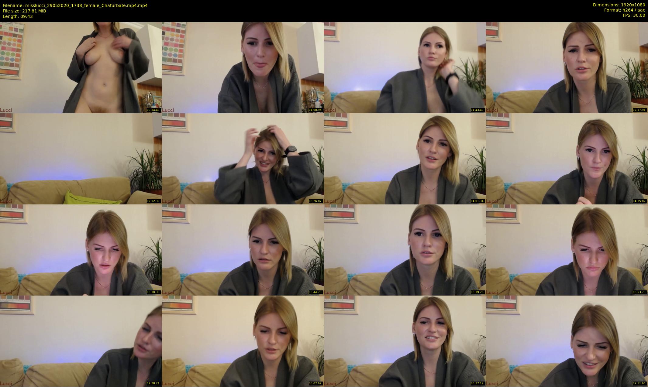 misslucci — 10 minute Chaturbate female cam show recording, 1080p, May 29, 2020
