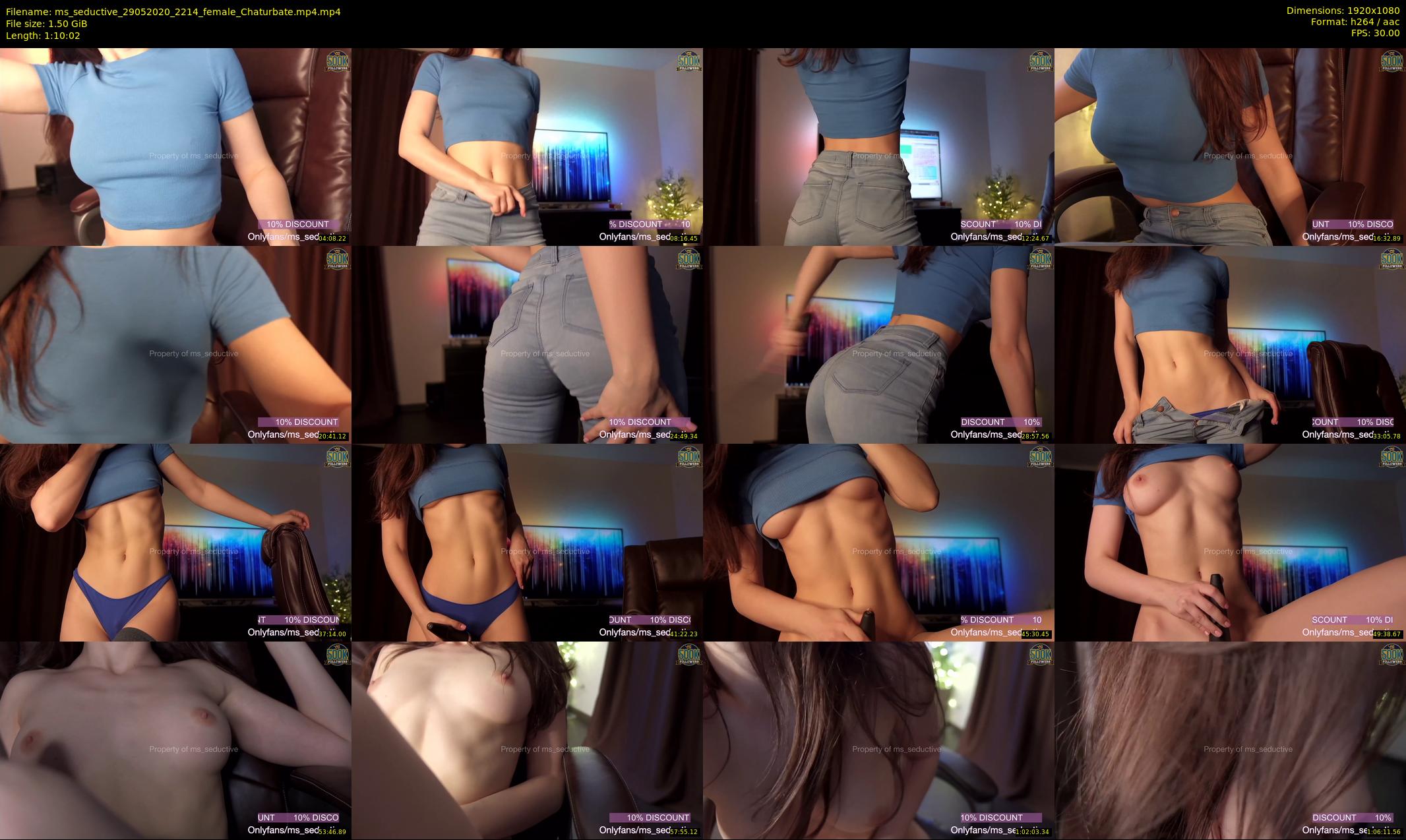 ms_seductive — 71 minute Chaturbate female cam show recording, 1080p, May 29, 2020